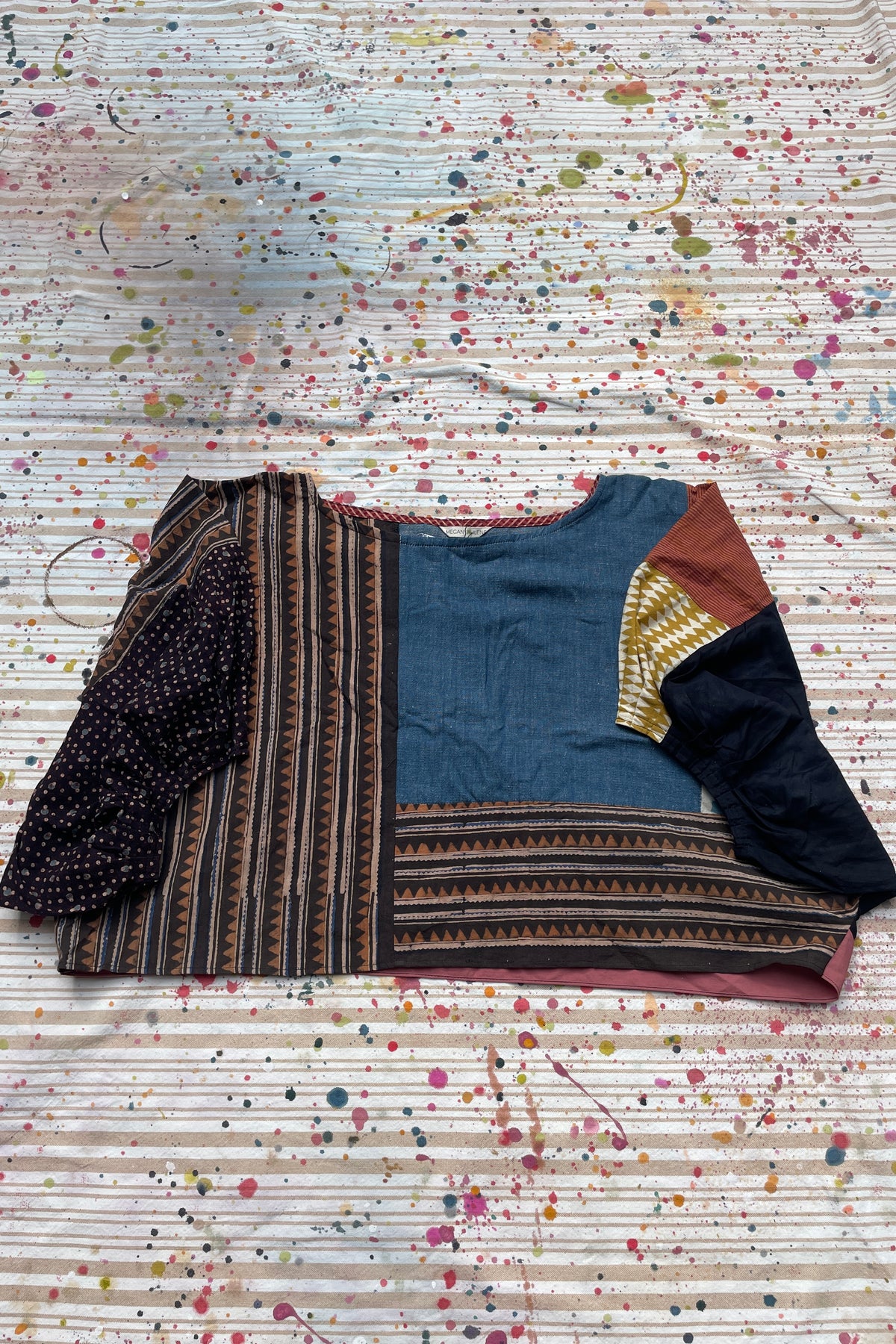 Hand-Pieced Zero-Waste Crinkle Crop