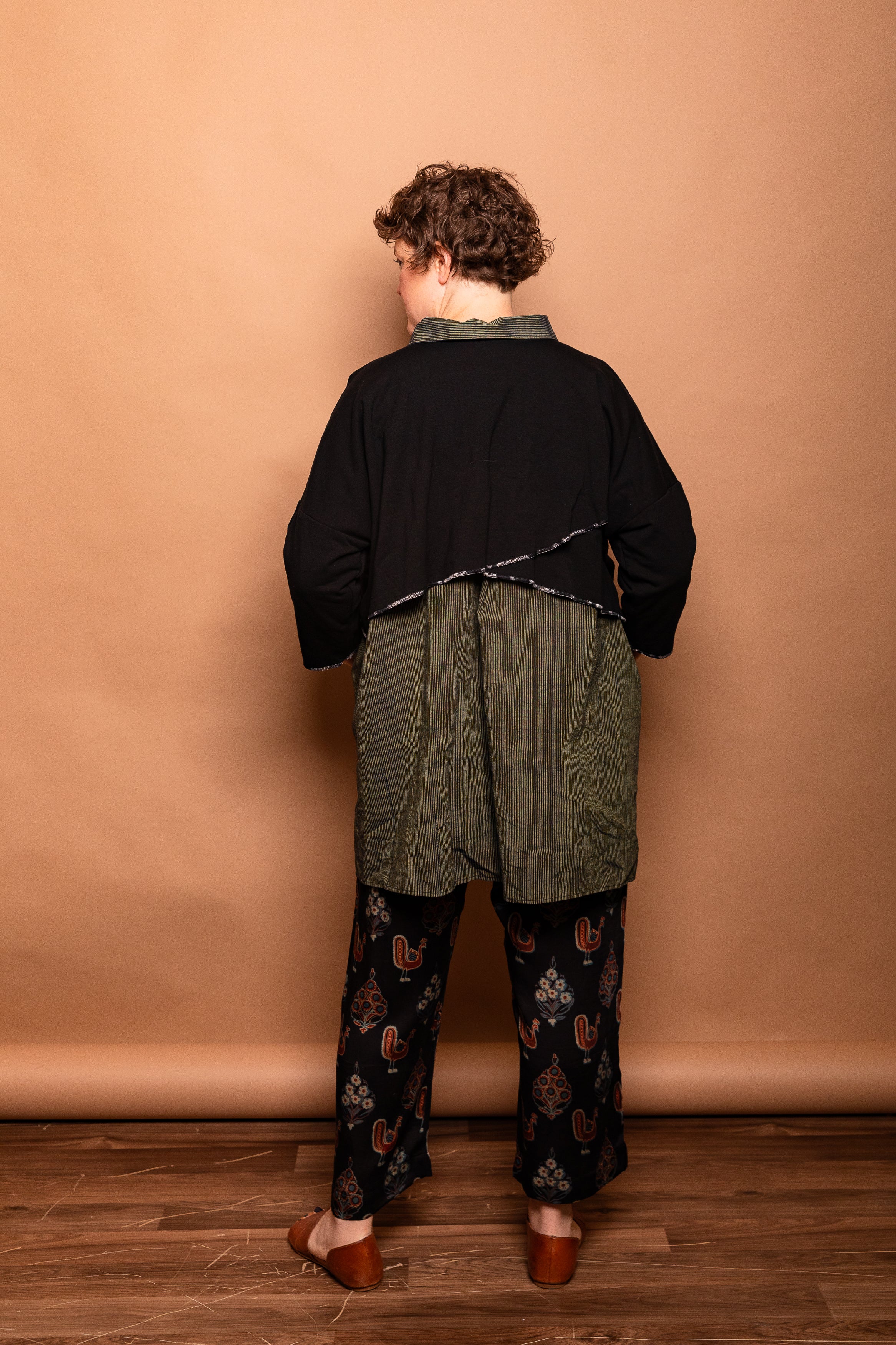 Hand-Painted Tilt Button-Up