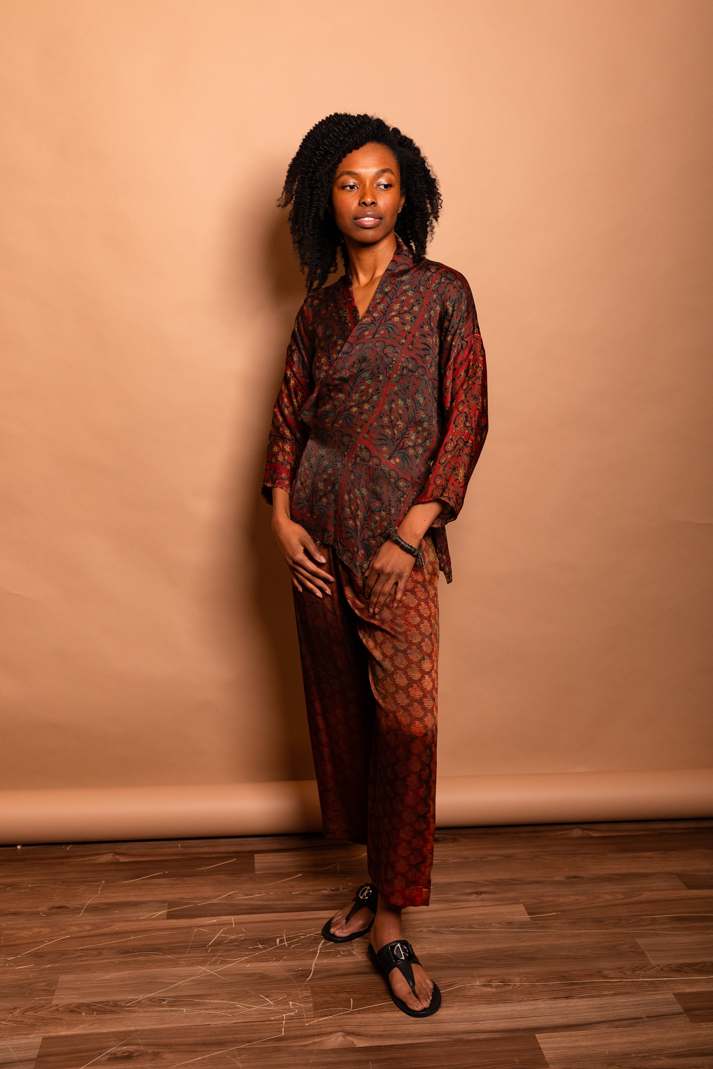 Zero-Waste Modal & Silk Uno Wrap Blouse