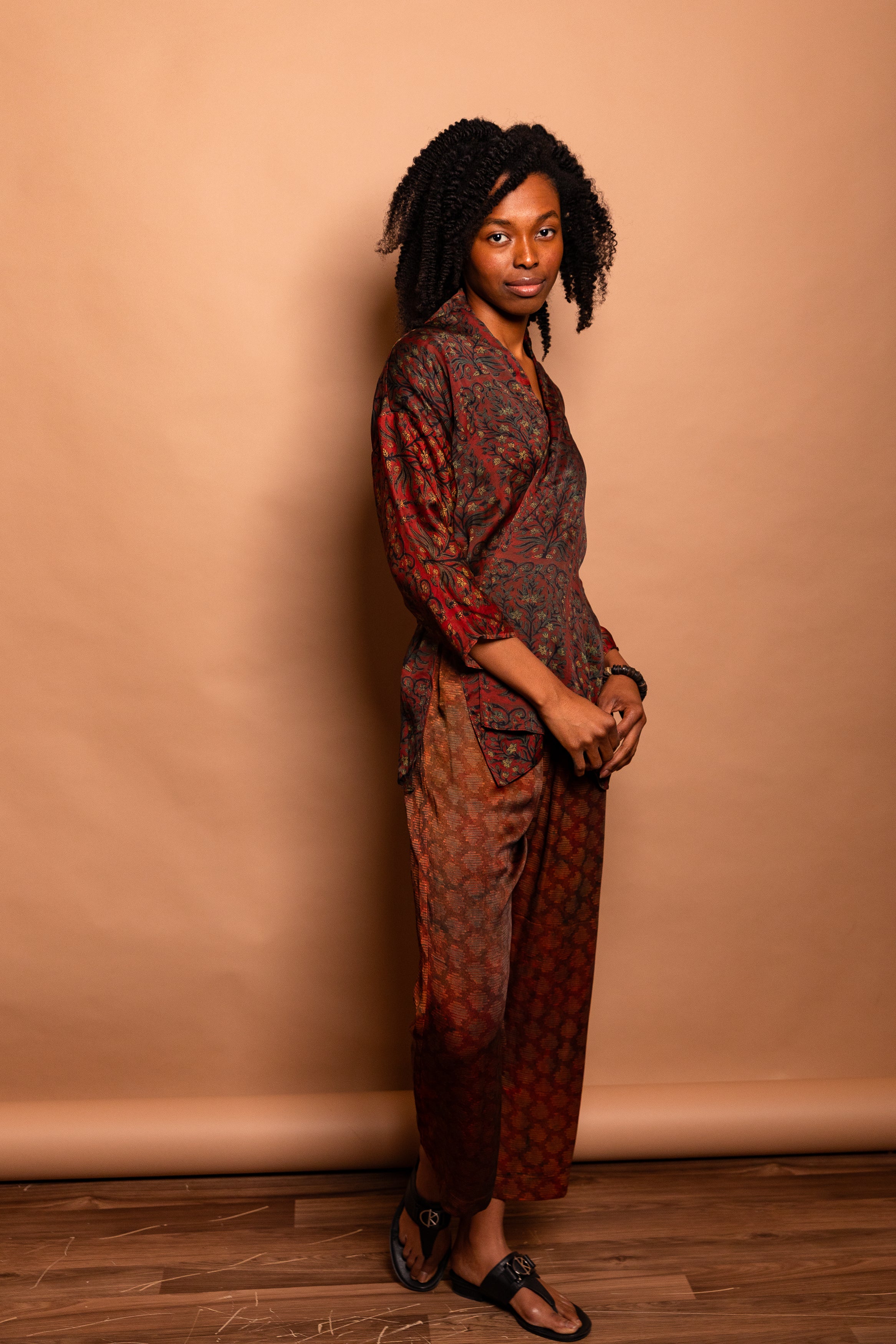 Zero-Waste Modal & Silk Uno Wrap Blouse