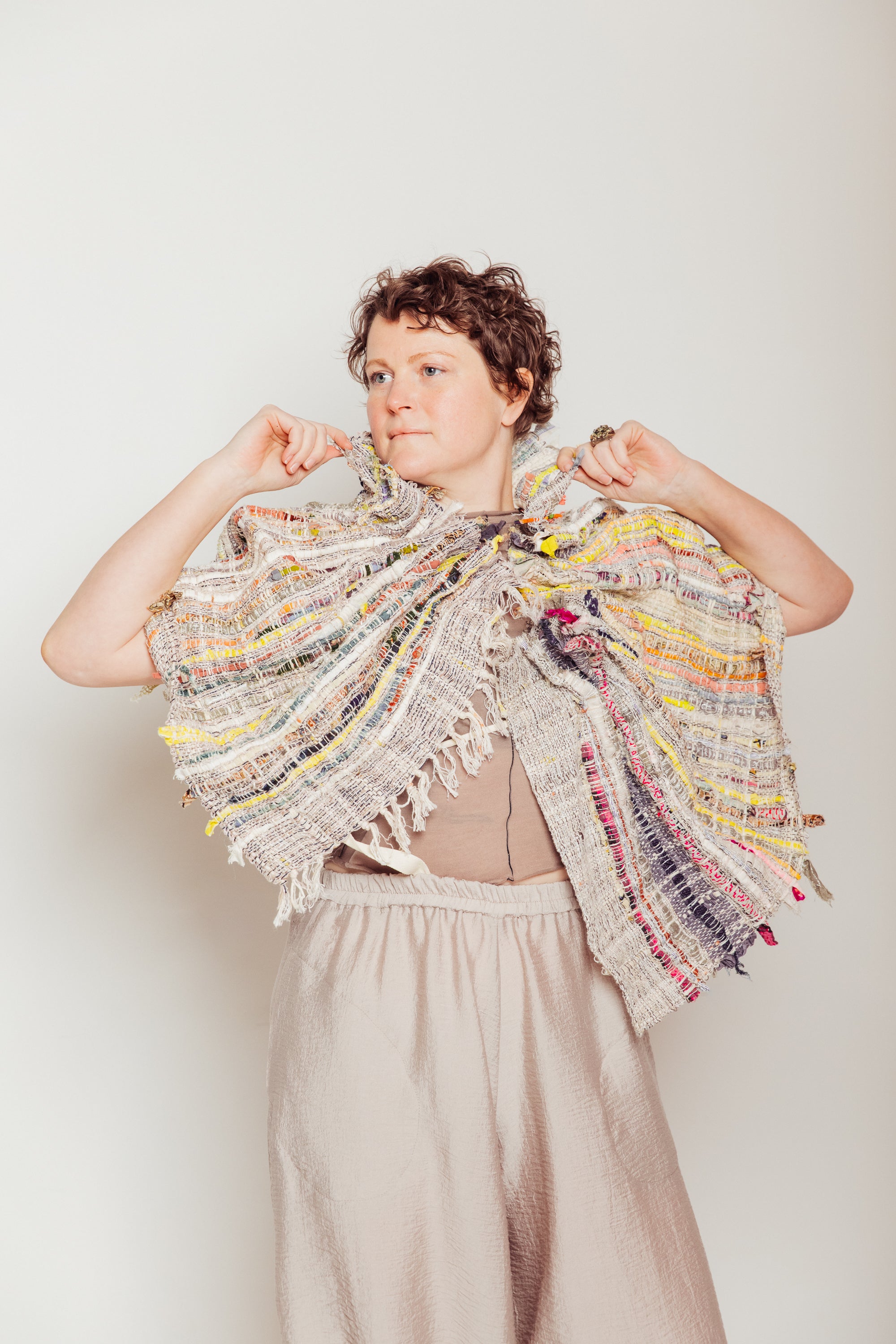 Studio-Woven Zero-Waste Kinetic Studio Wrap