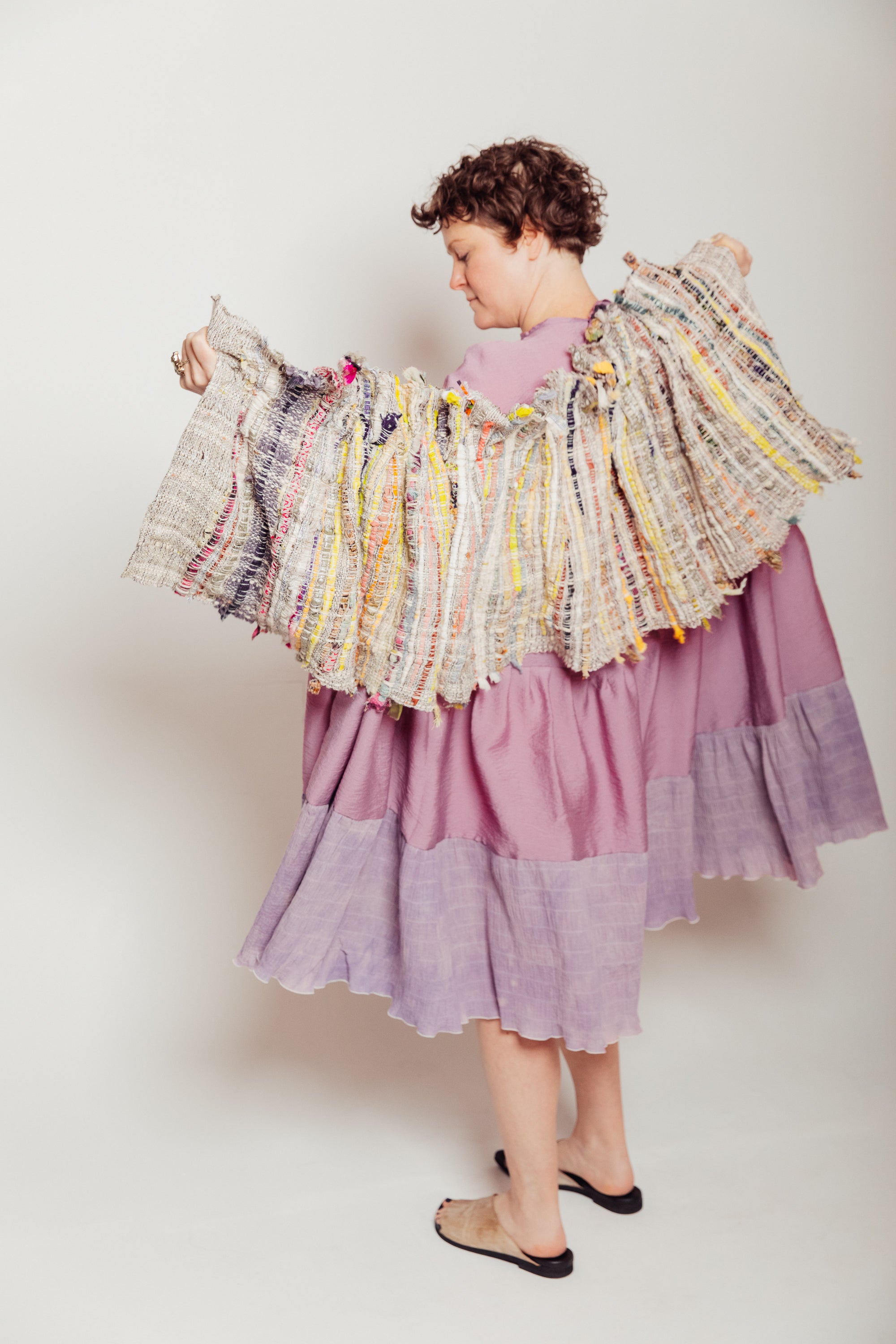 Studio-Woven Zero-Waste Kinetic Studio Wrap