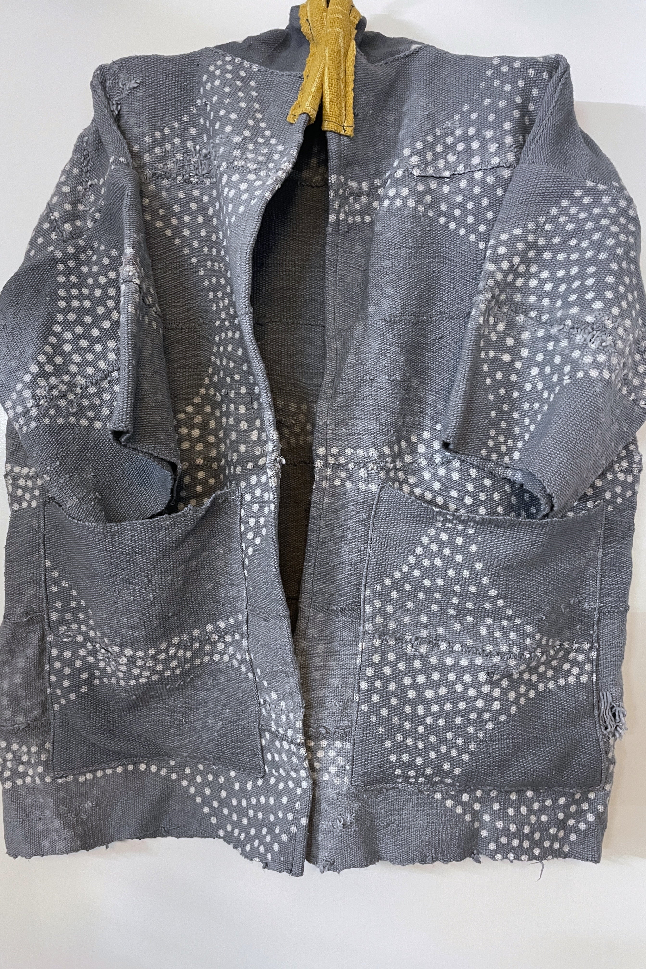 Bogolan Mud-Cloth Handwoven Organic Cotton Denim Harbor Jacket