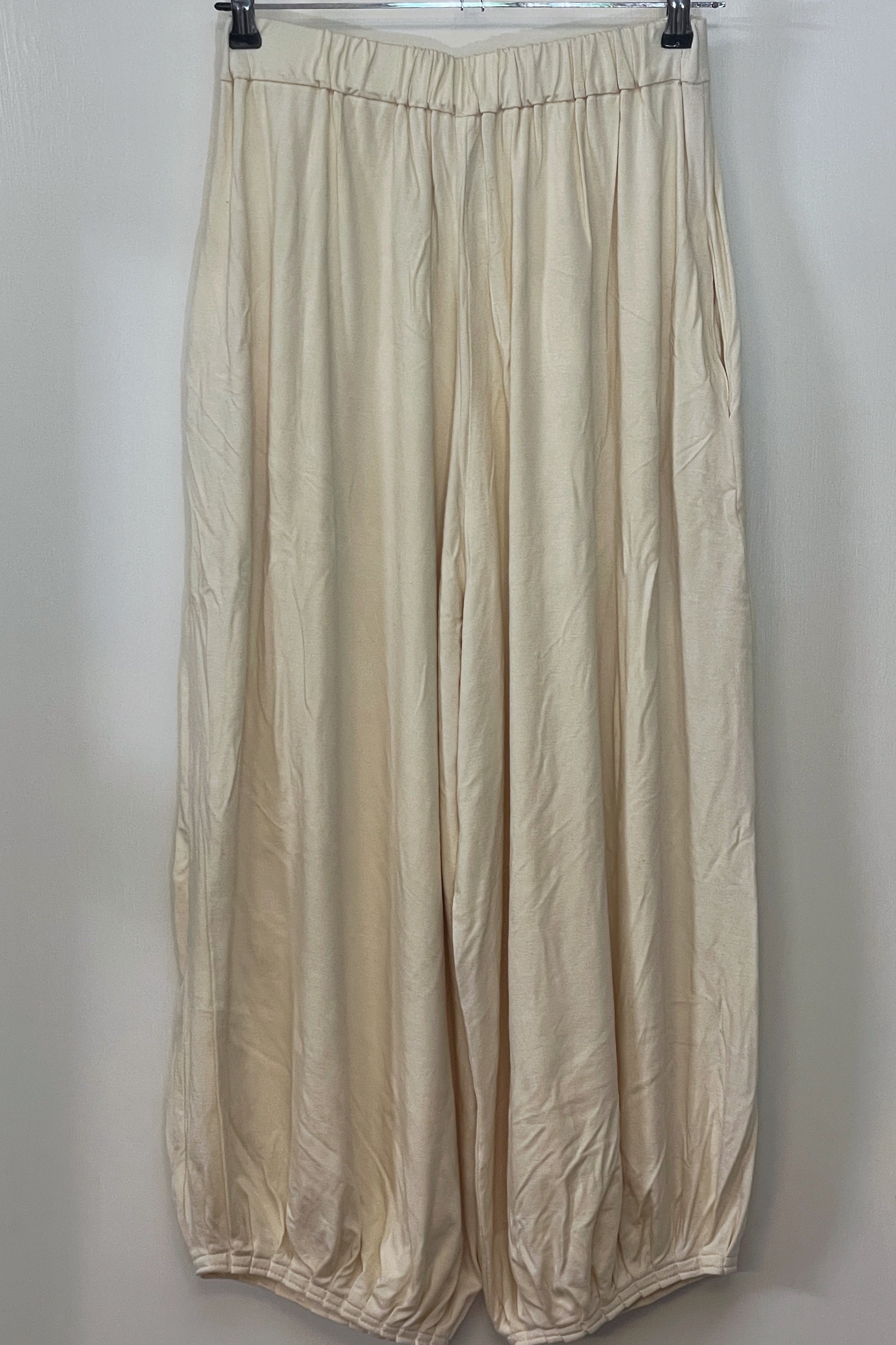 Modal Jersey Hand-Pleated Tulip Pant, O/S, Production Sample