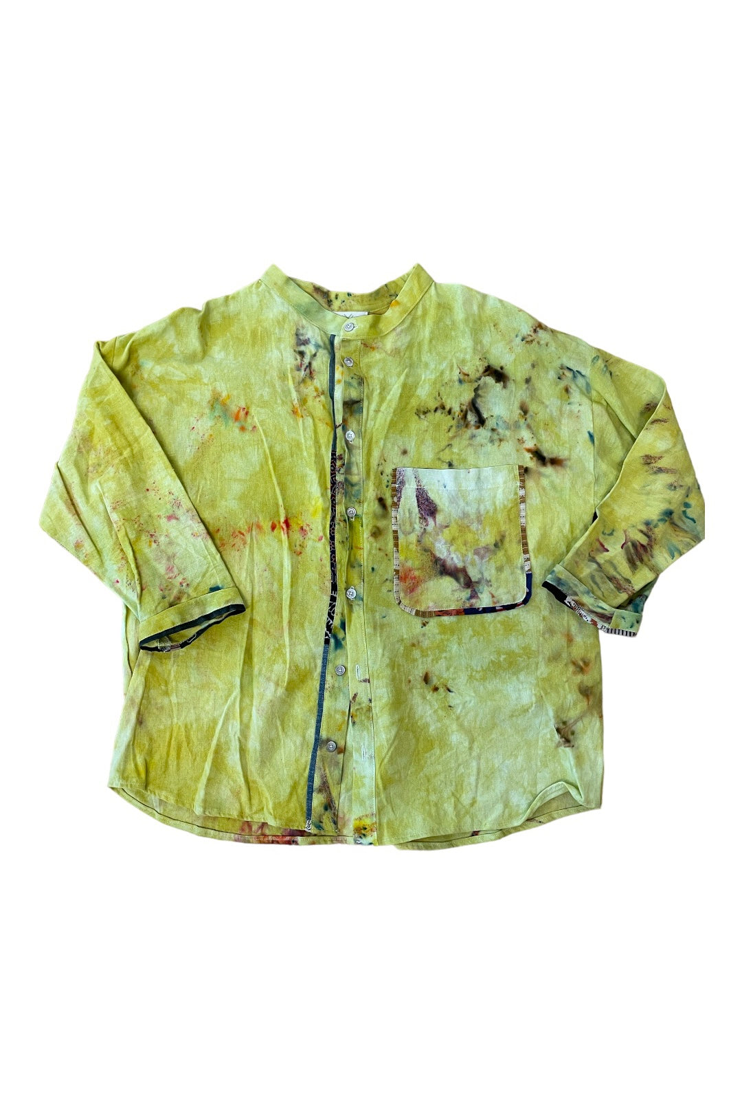 Ribbon Button Up, Green