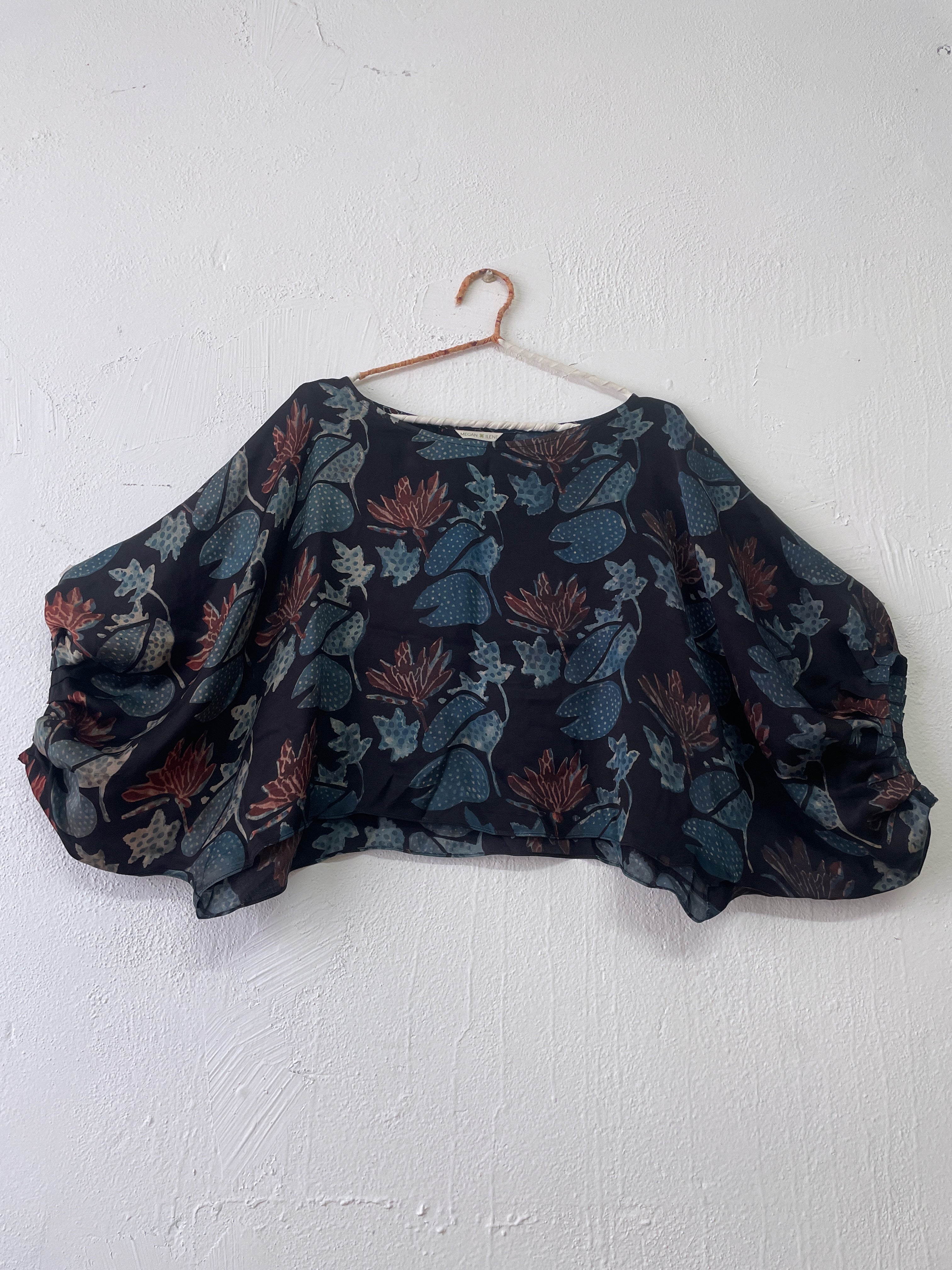 Crinkle Crop in Modal Silk
