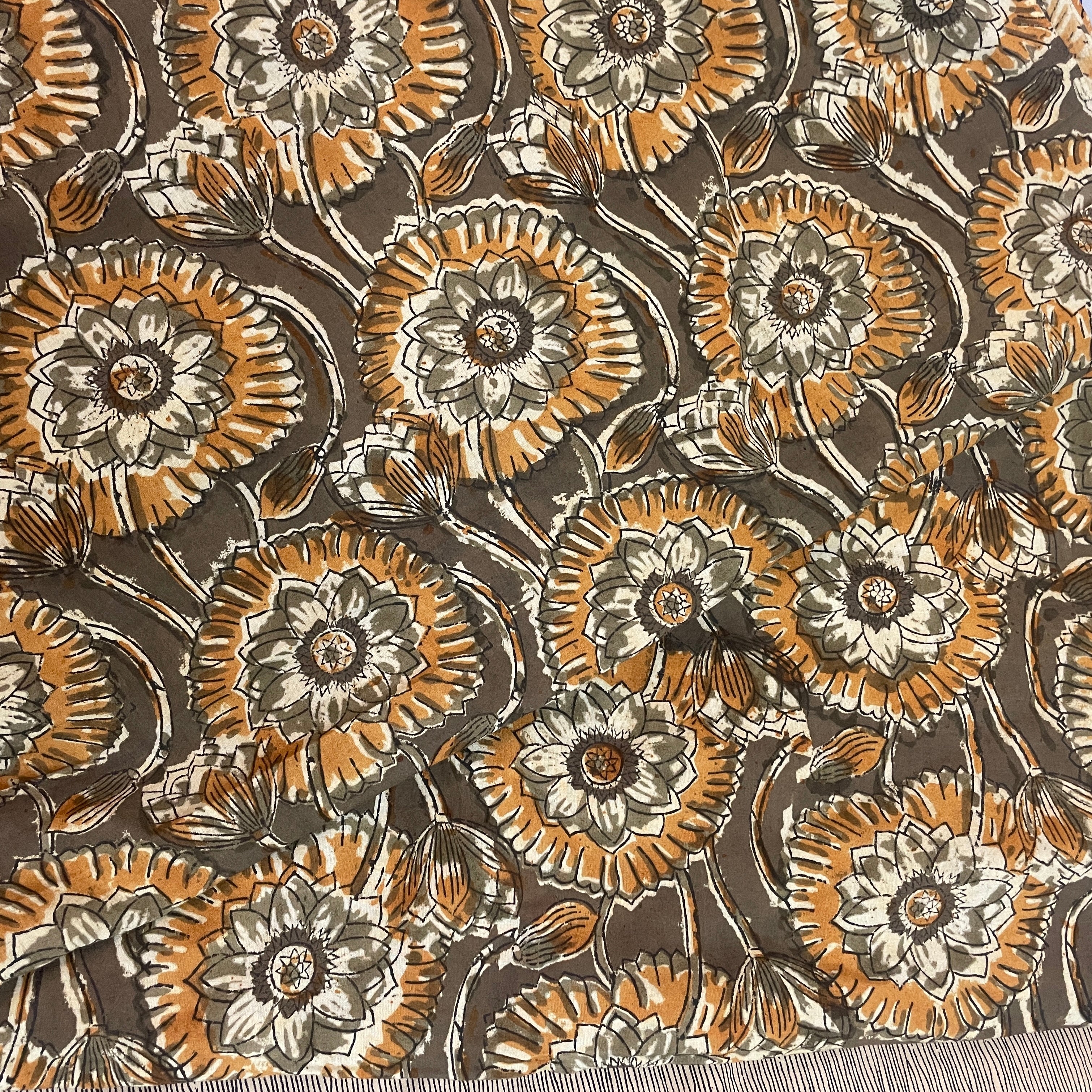 Hand Block Print Floral