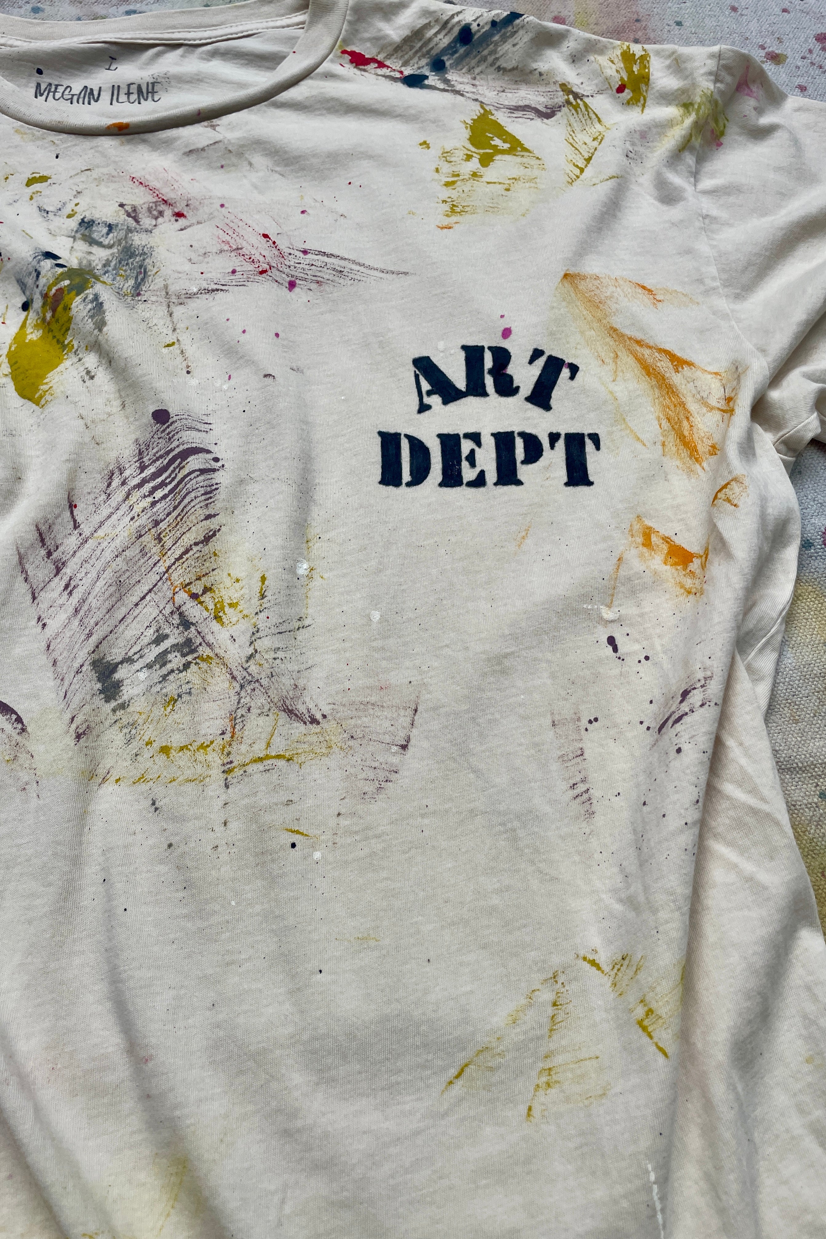 Backstage Splatter Mineral Tee