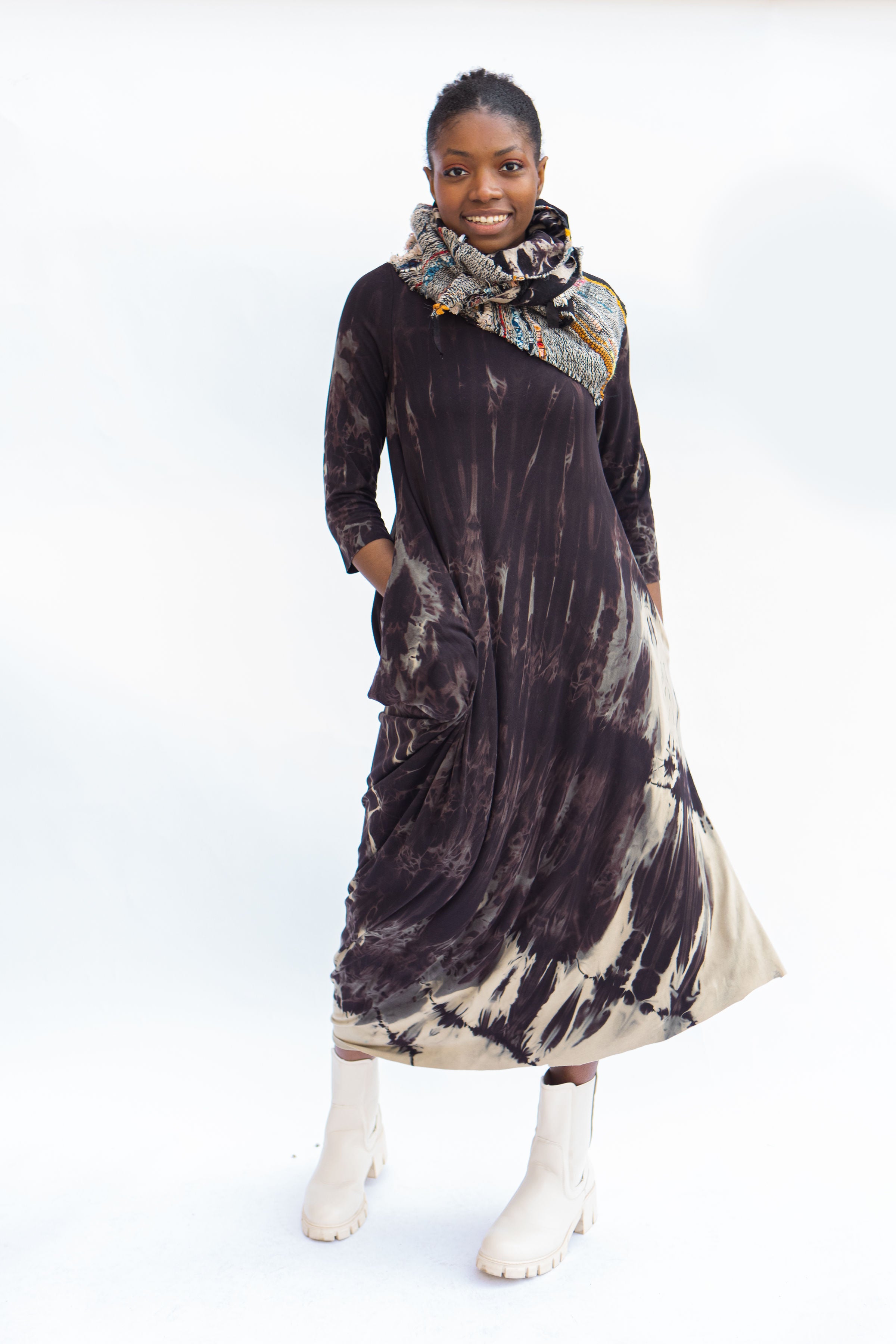 Ringer Dress, Reverse, Size XL