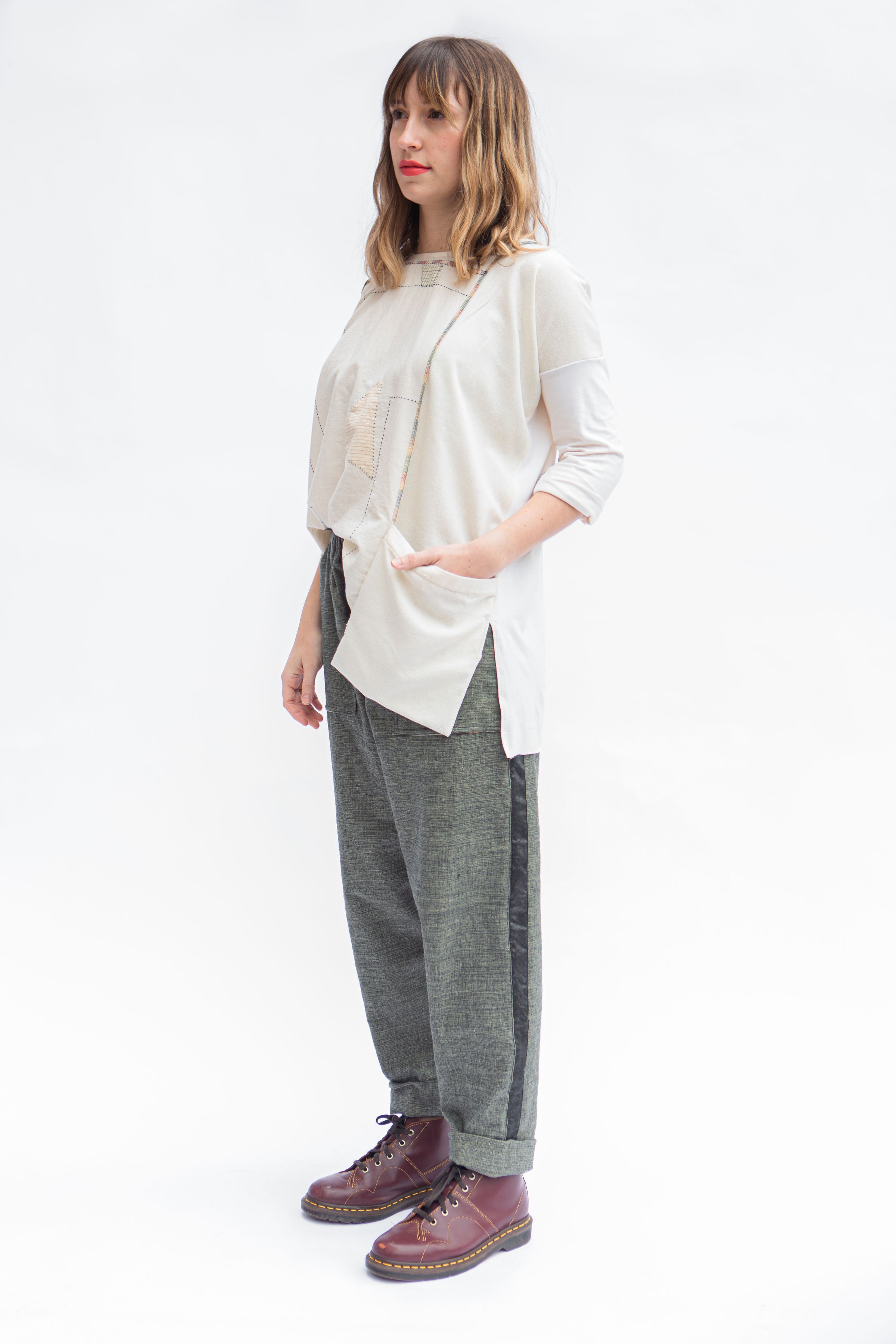 Hello Long Sleeve, Cream