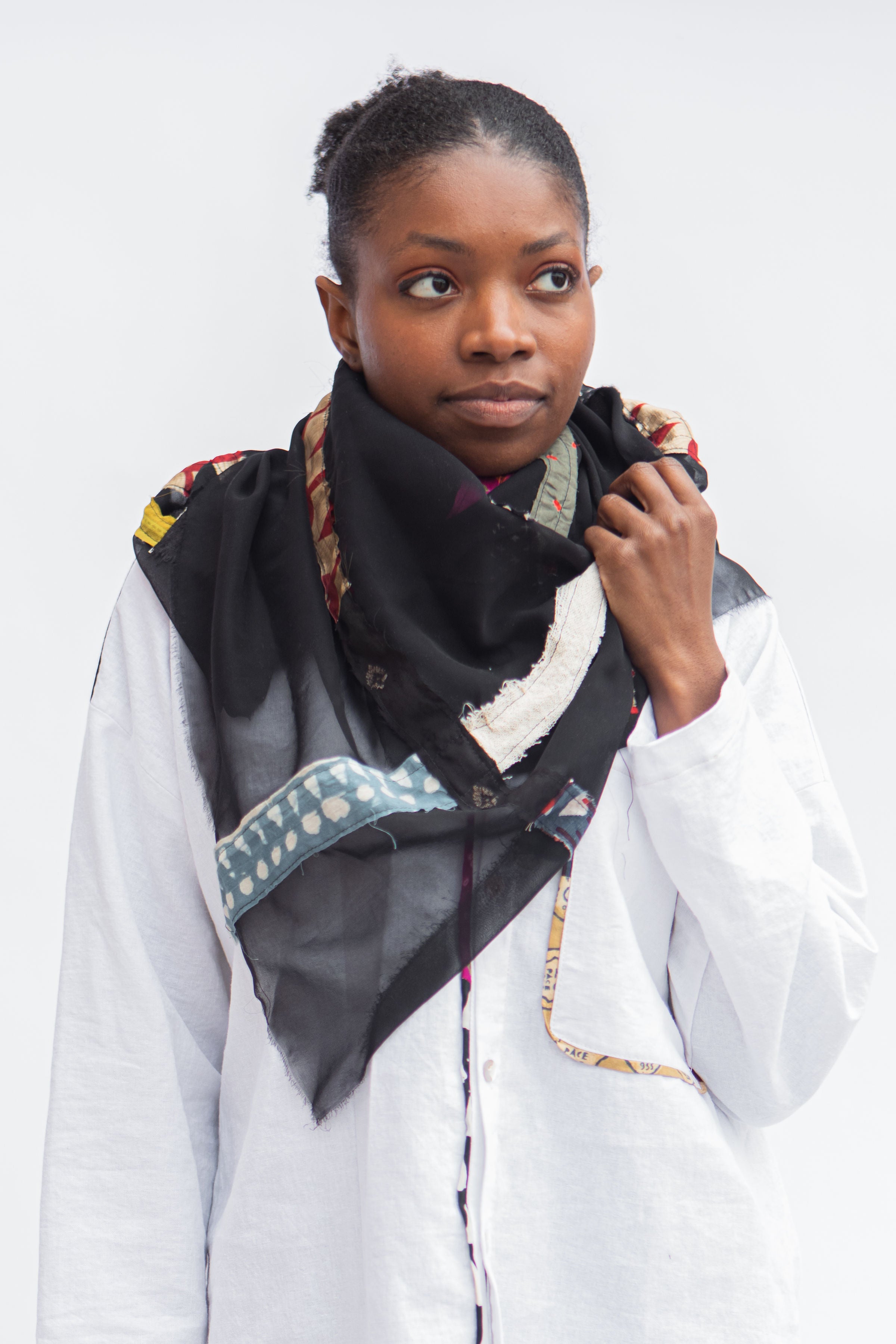 Ribbon Square Scarf