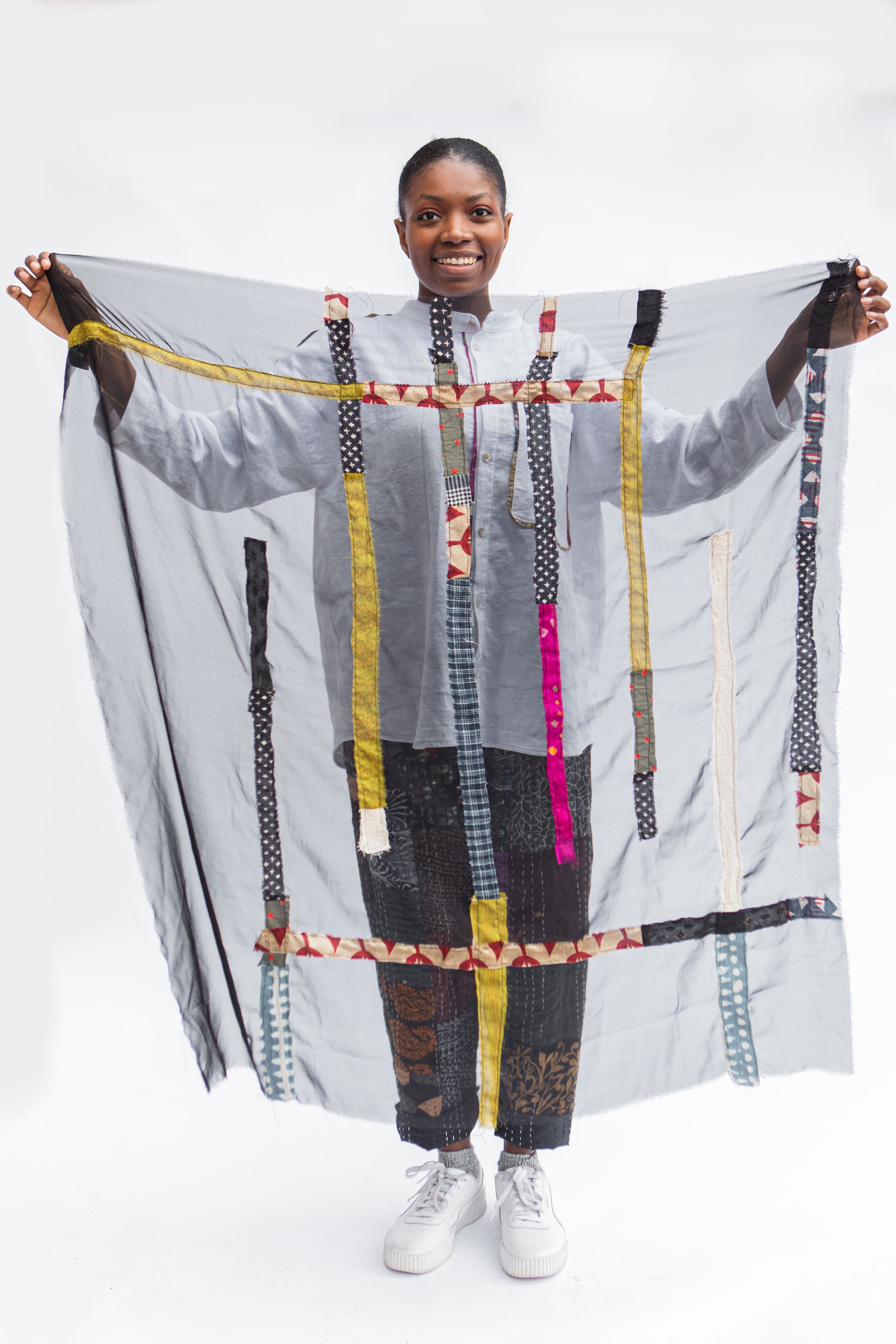 Ribbon Square Scarf