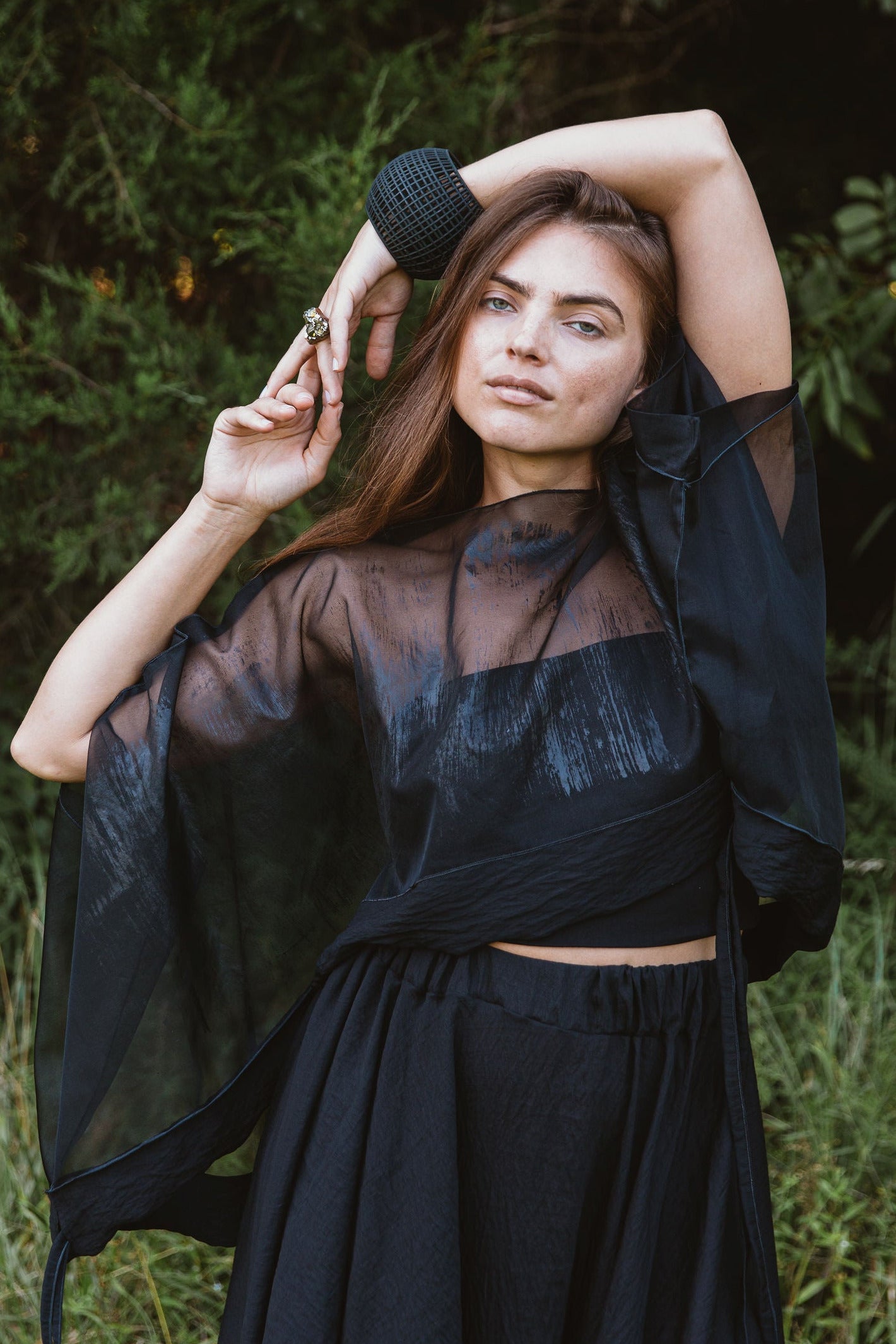 organza hand painted dress Buy Blue Organza Hand Painted Dress Online in India Ambraee