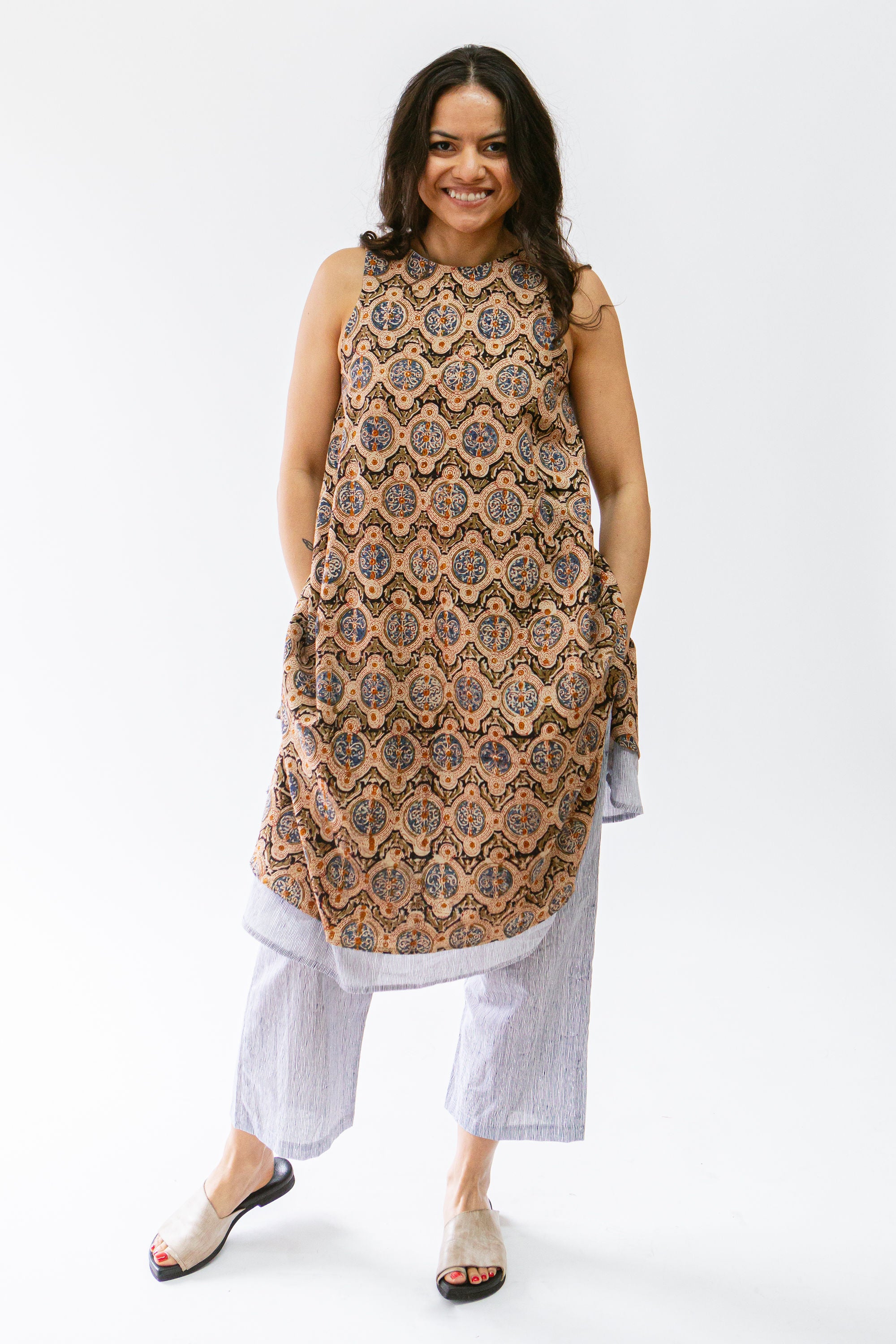 Uno Pant, Blue Stripe