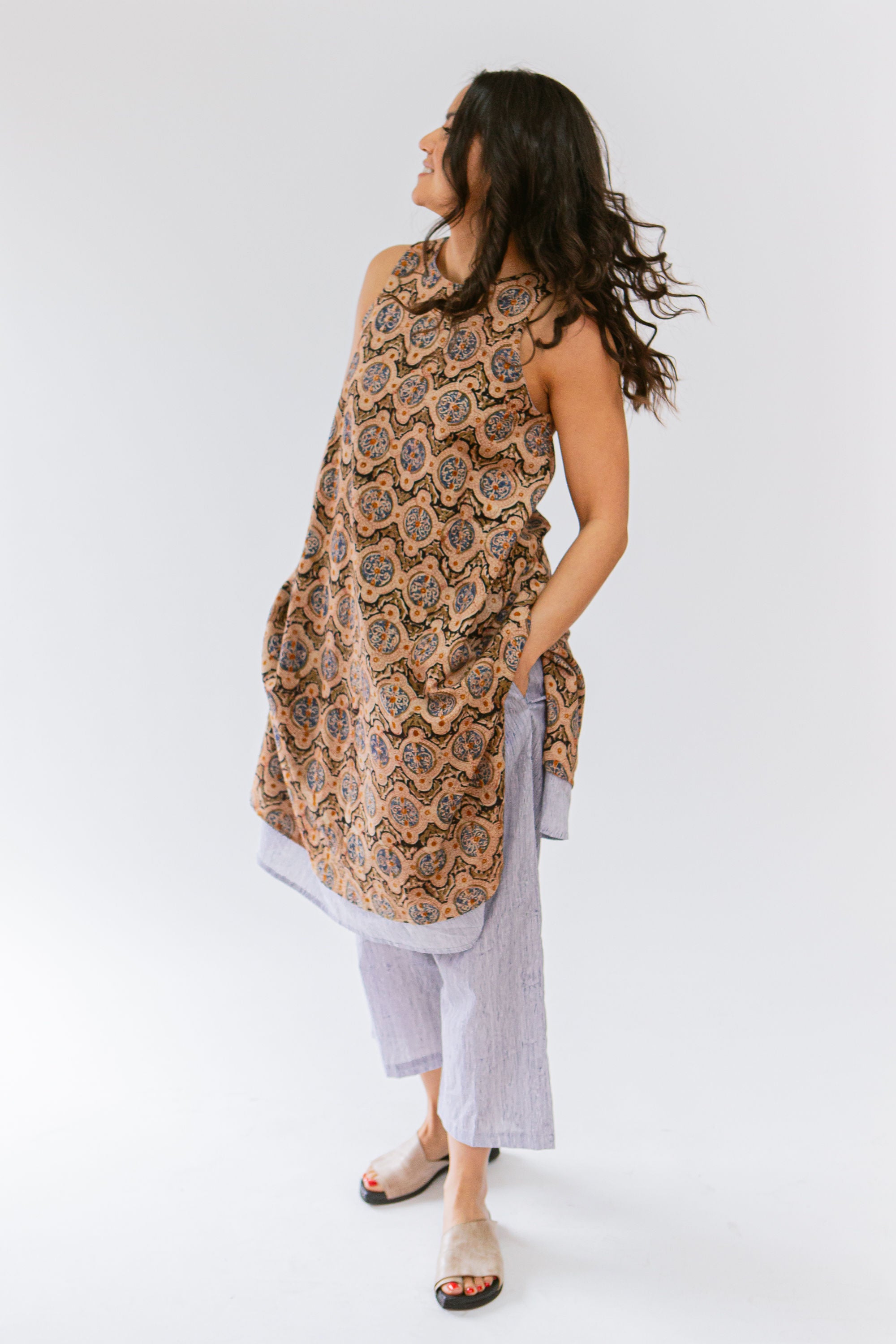 Uno Pant, Blue Stripe