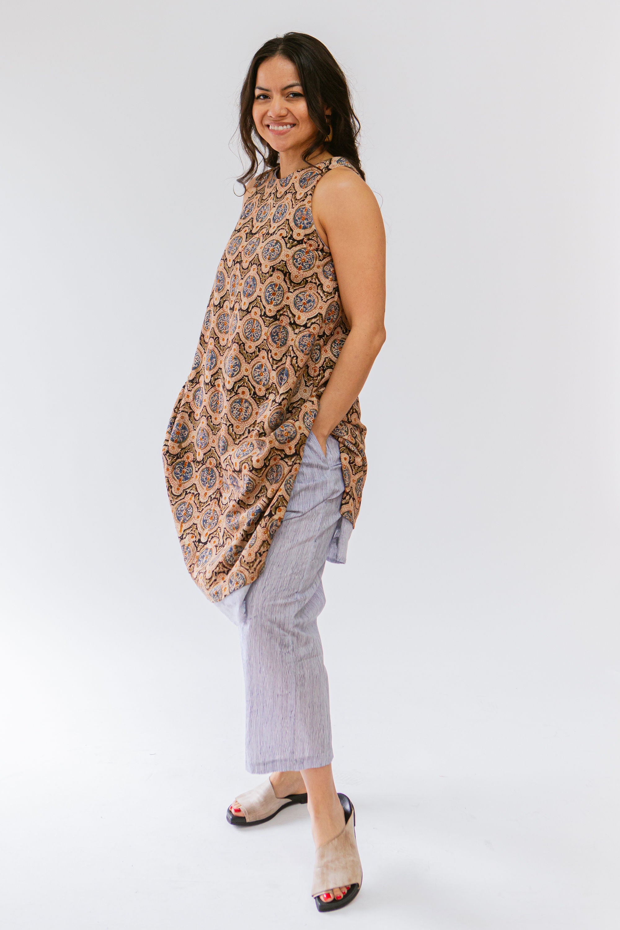 Uno Pant, Blue Stripe