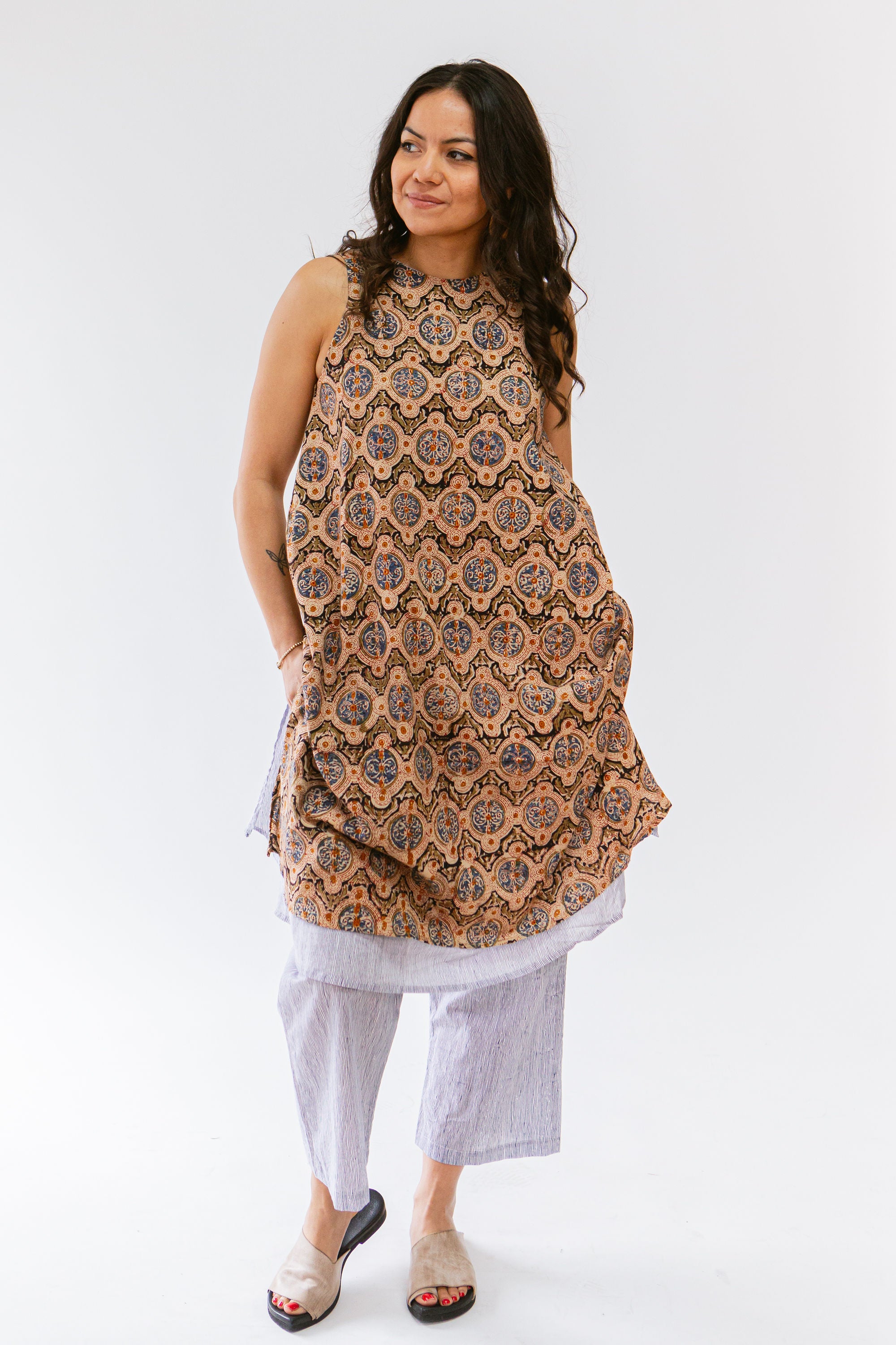 Uno Pant, Blue Stripe