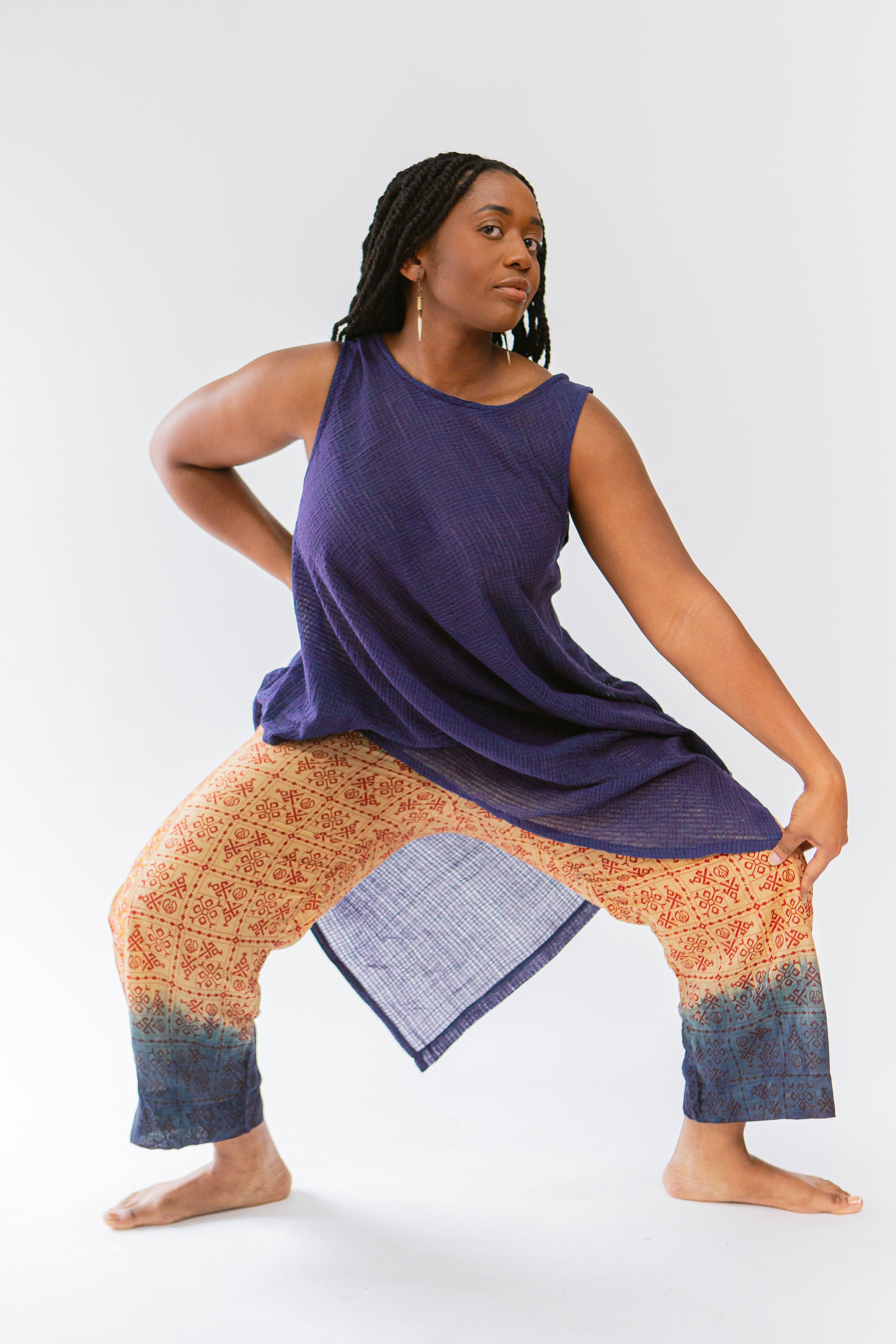 Ringer Tank in Indigo