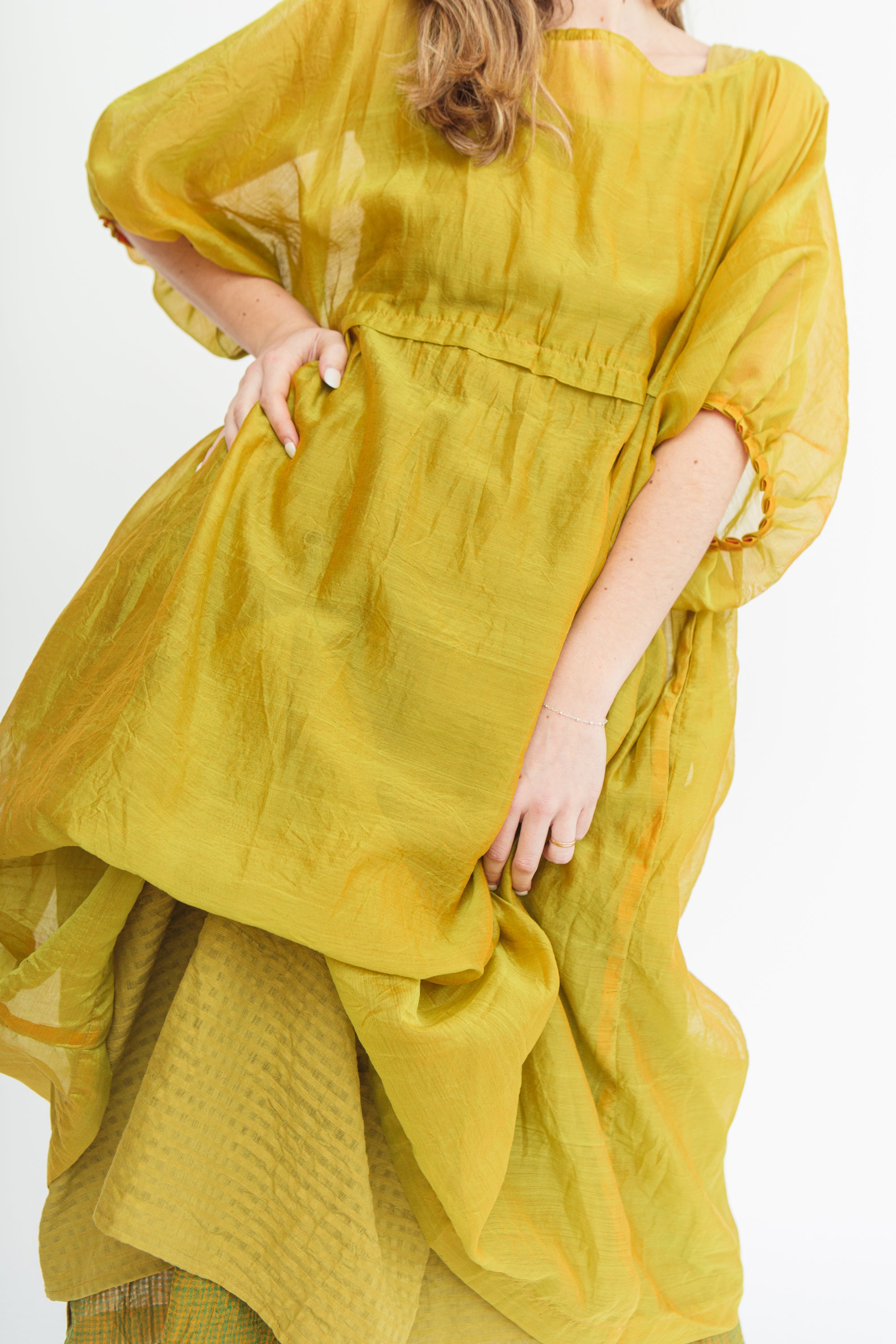 Crinkle Crop Dress (Multiple Colors)