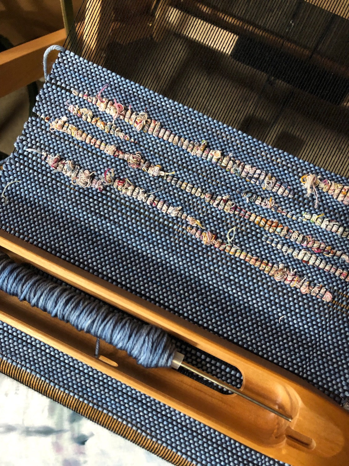 Studio-Woven Zero-Waste Triangle Scarf