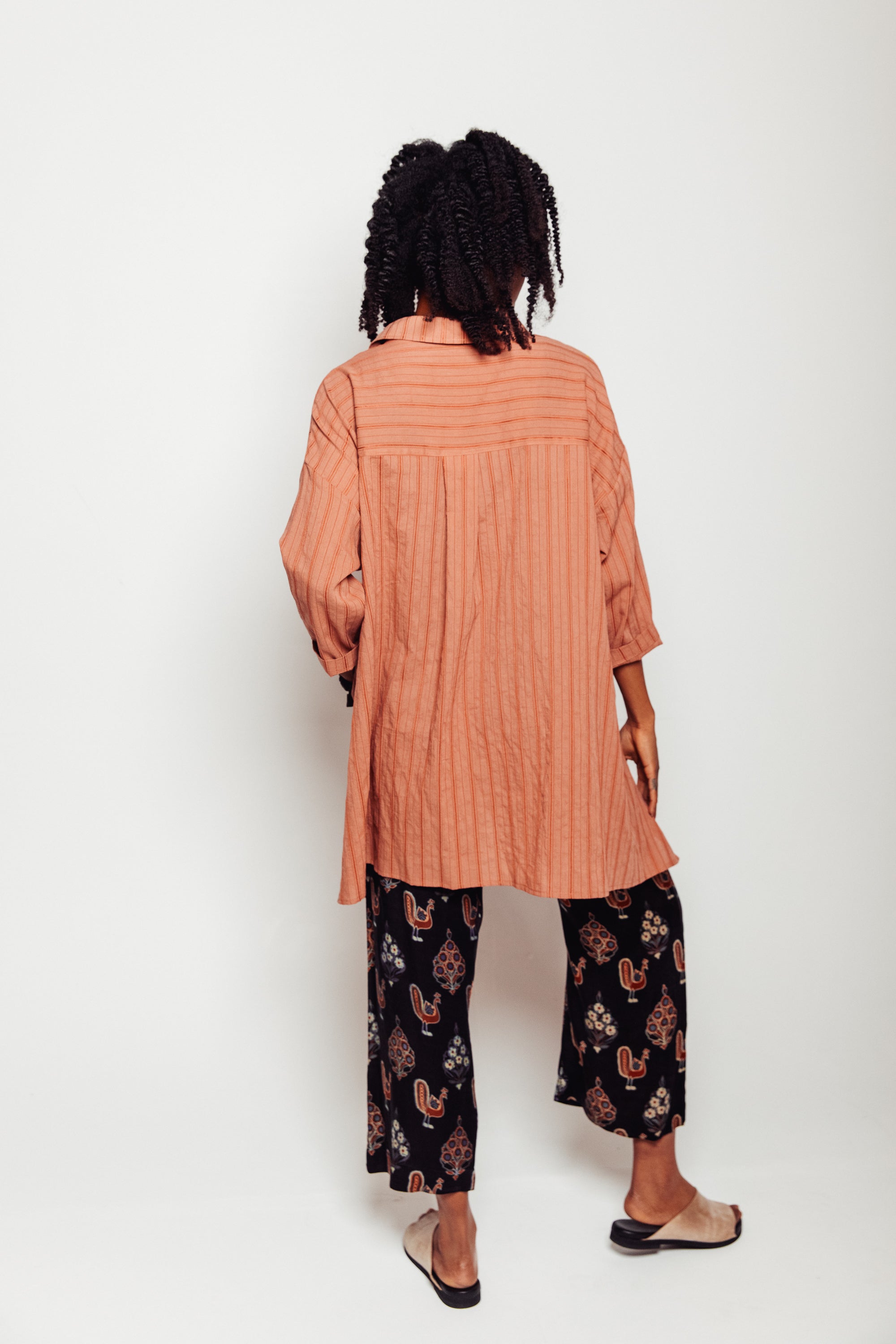 Hand-Painted Tilt Button-Up