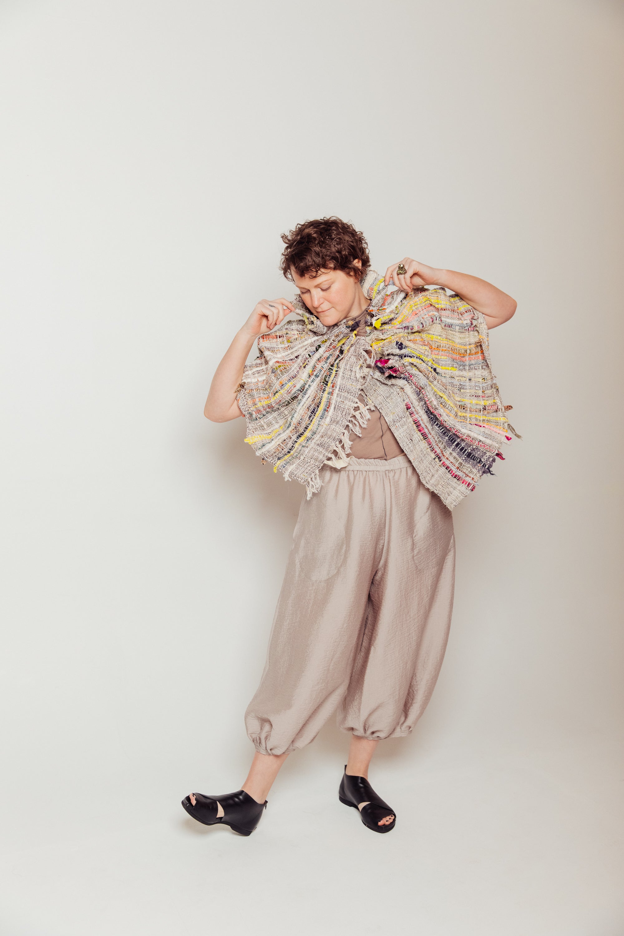 Studio-Woven Zero-Waste Kinetic Studio Wrap