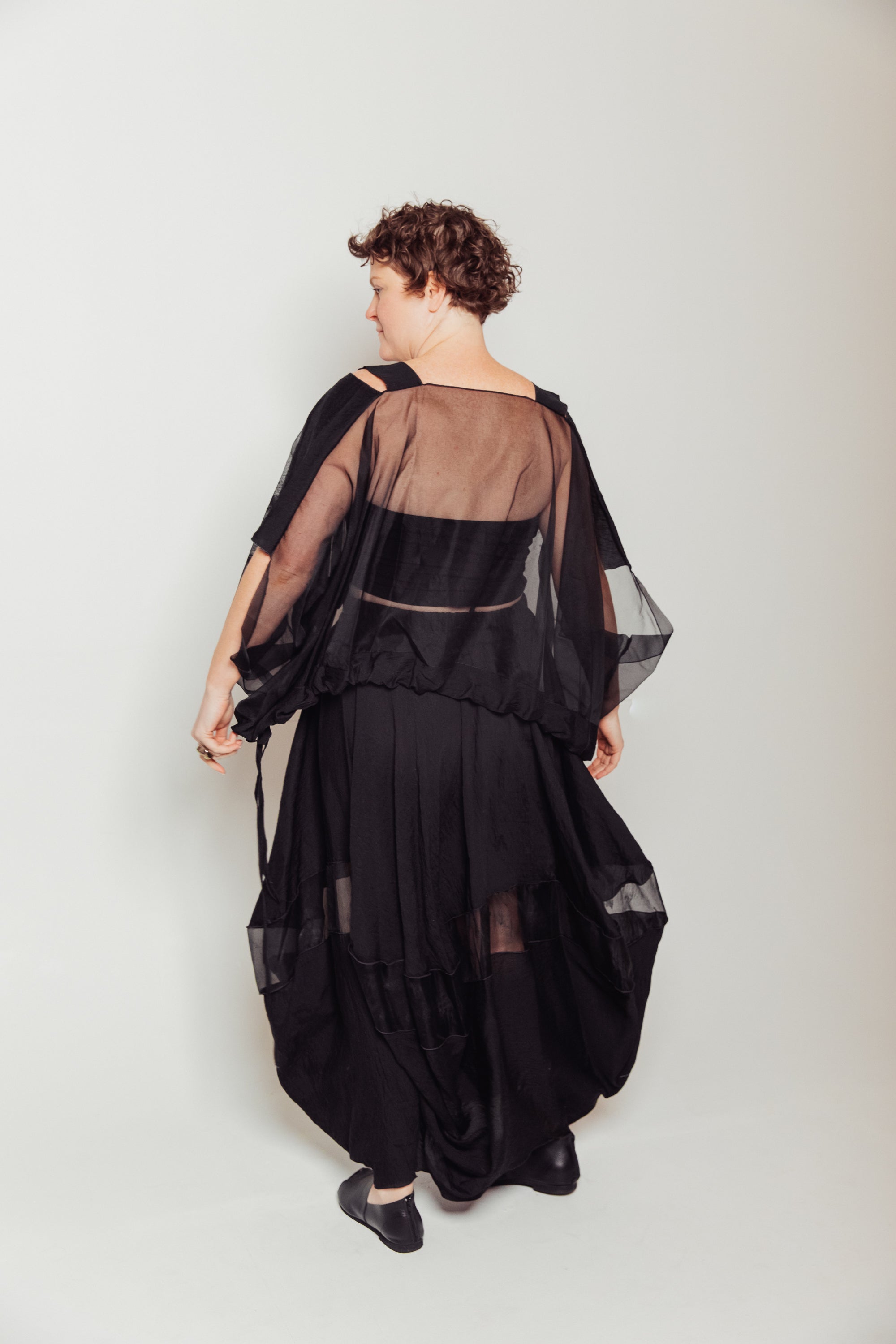 evening dress topper Sample Lee Petra Grebenau SAINT-TOPPER Wedding Dress