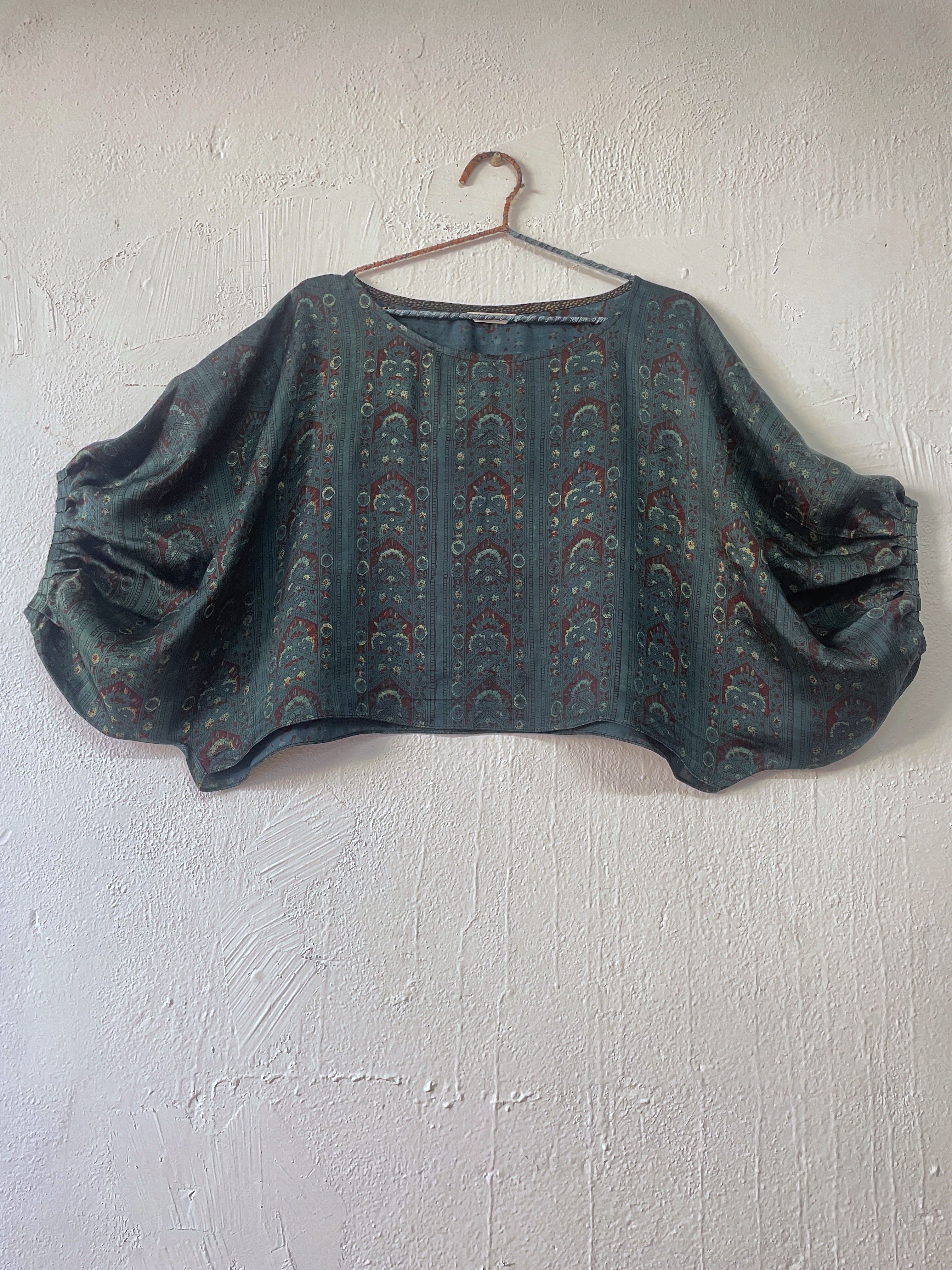 Crinkle Crop in Modal Silk