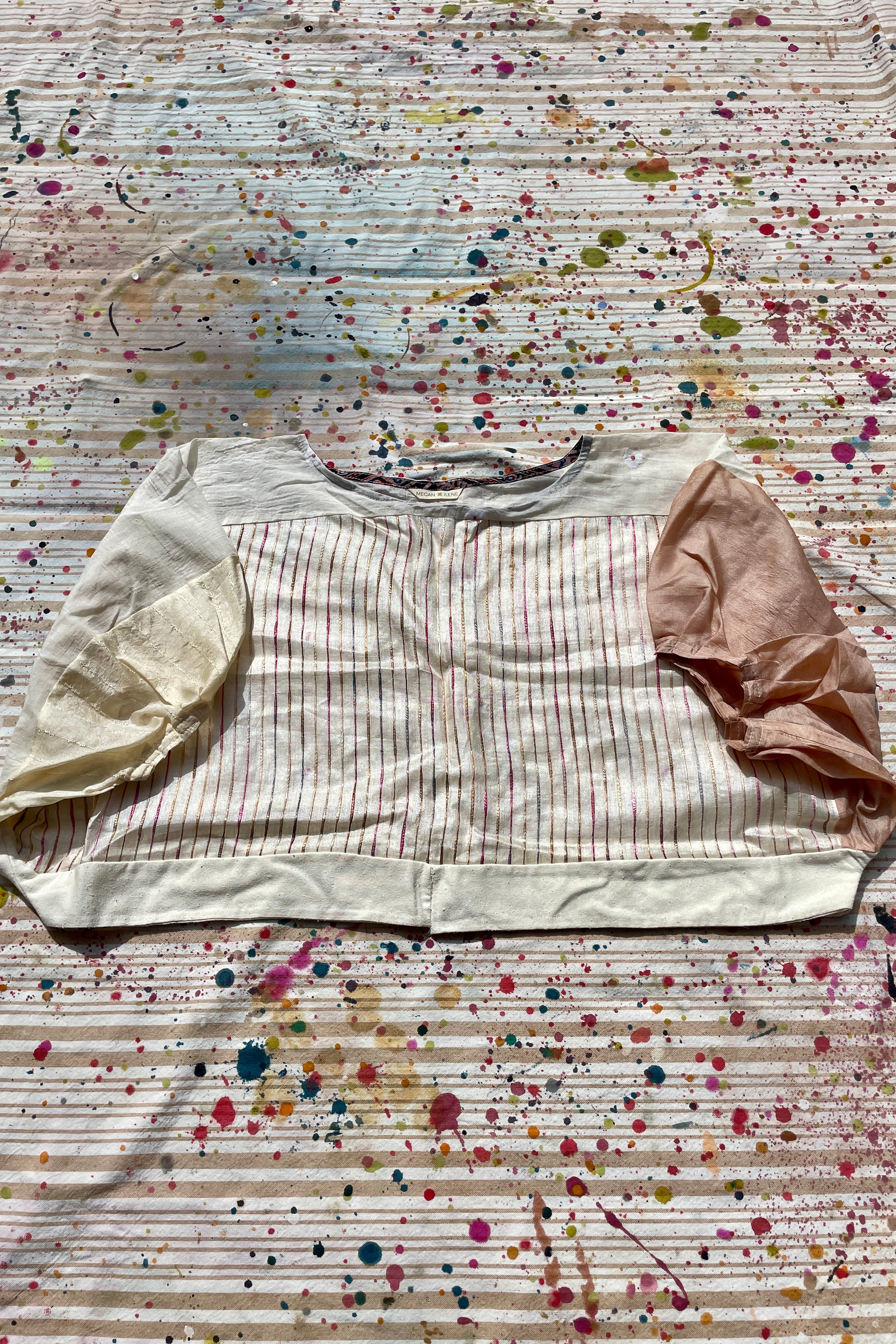 Hand-Pieced Zero-Waste Crinkle Crop
