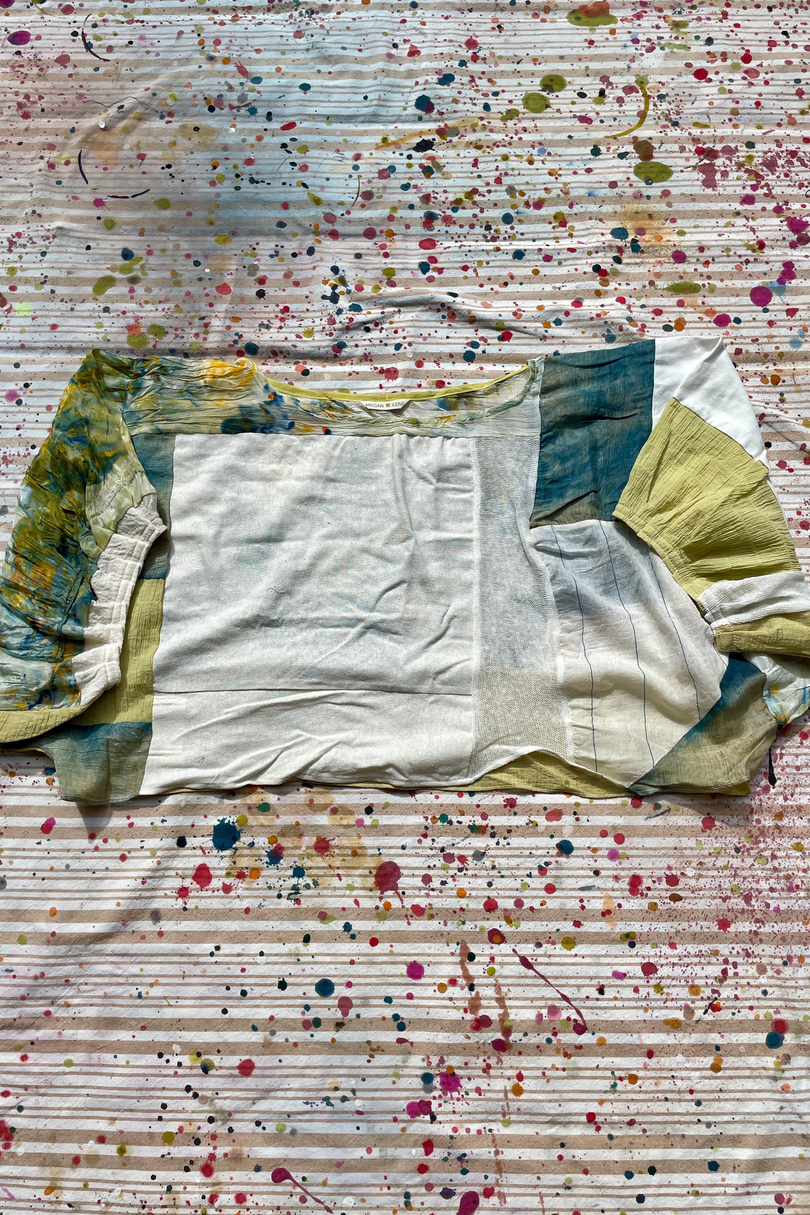 Hand-Pieced Zero-Waste Crinkle Crop