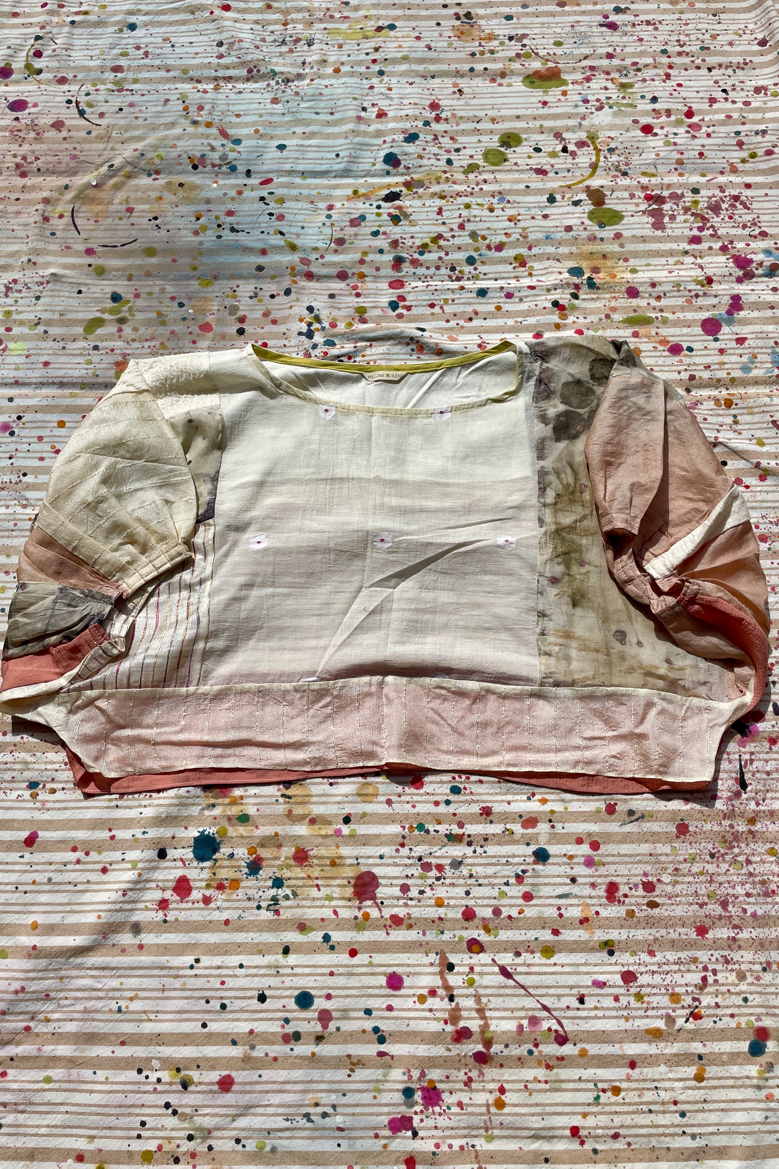 Hand-Pieced Zero-Waste Crinkle Crop