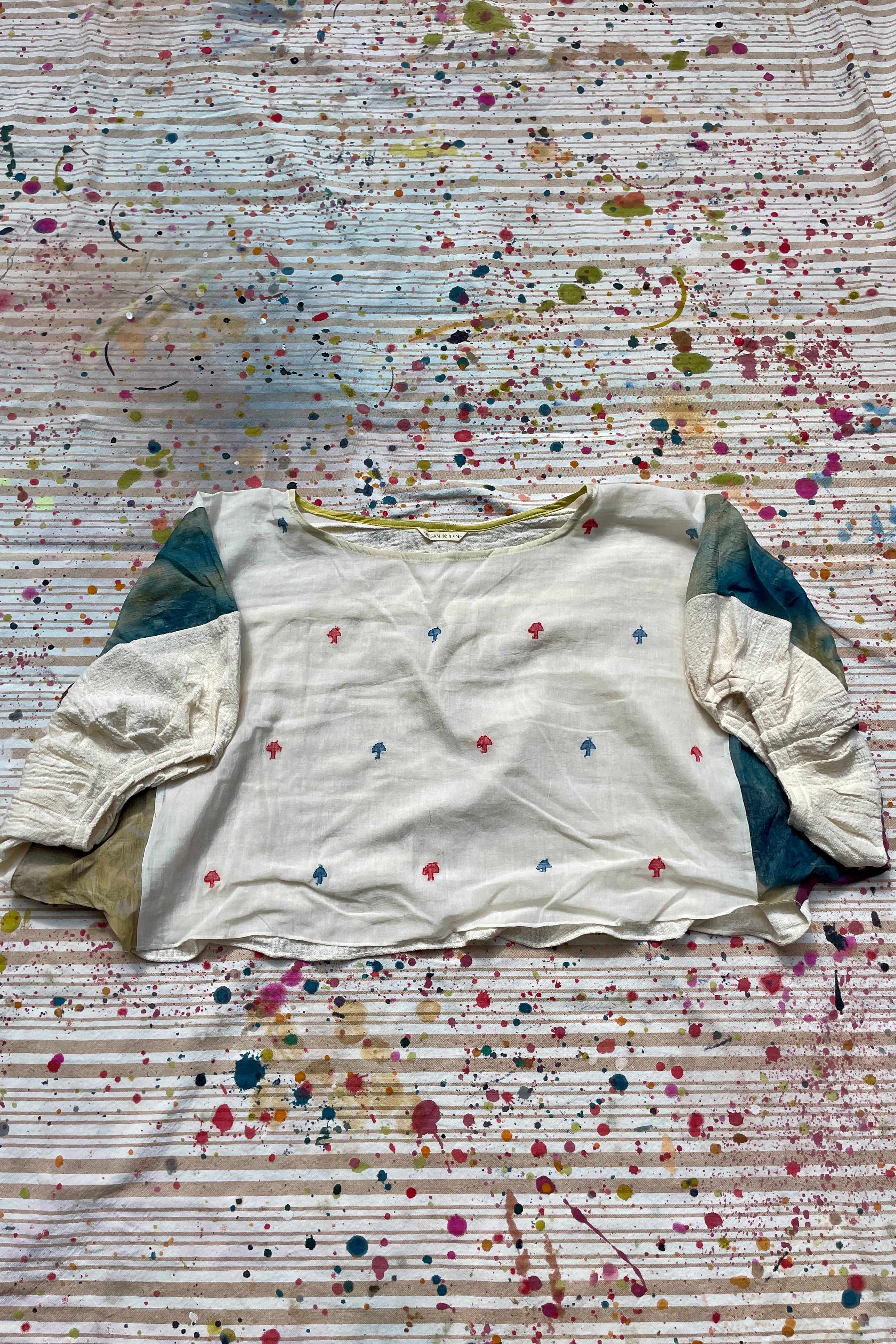 Hand-Pieced Zero-Waste Crinkle Crop