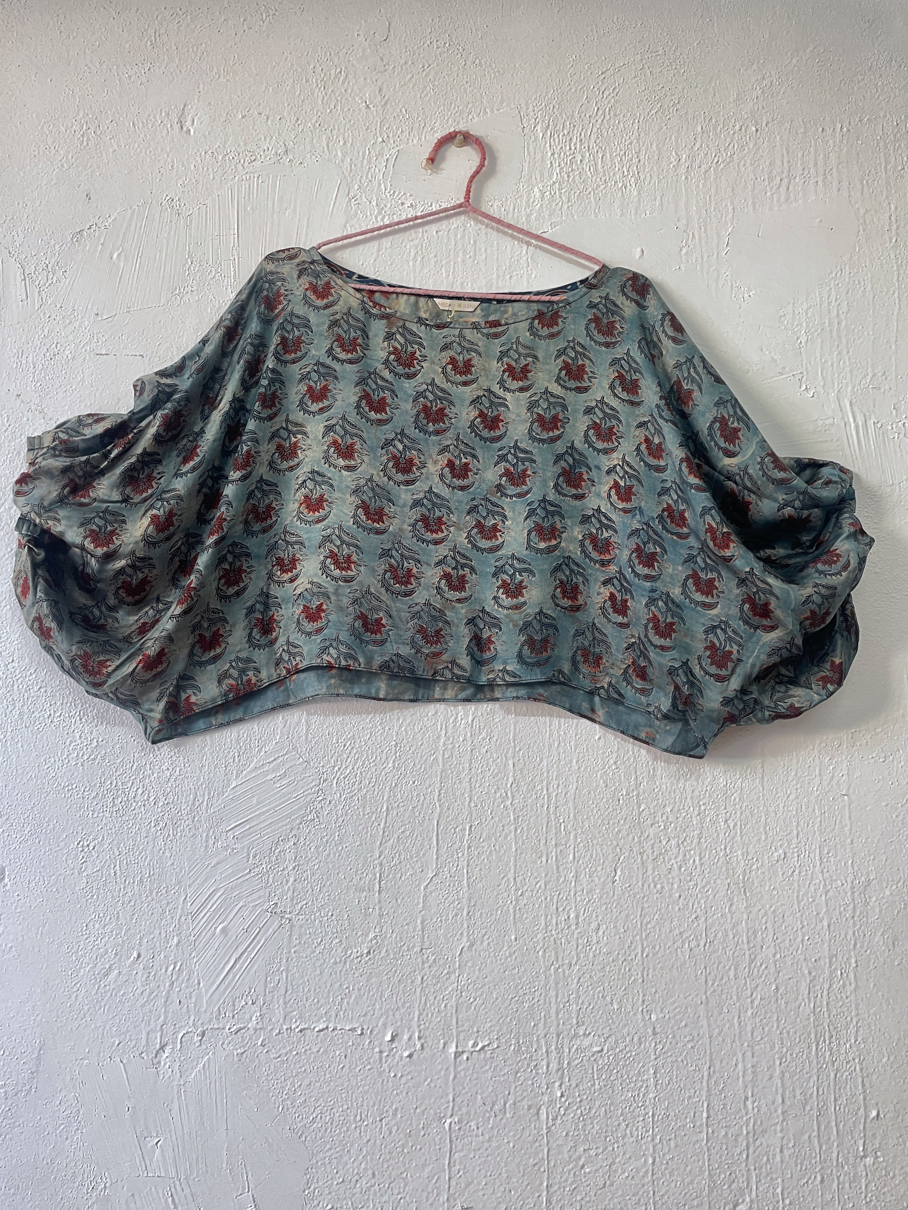 Crinkle Crop in Modal Silk