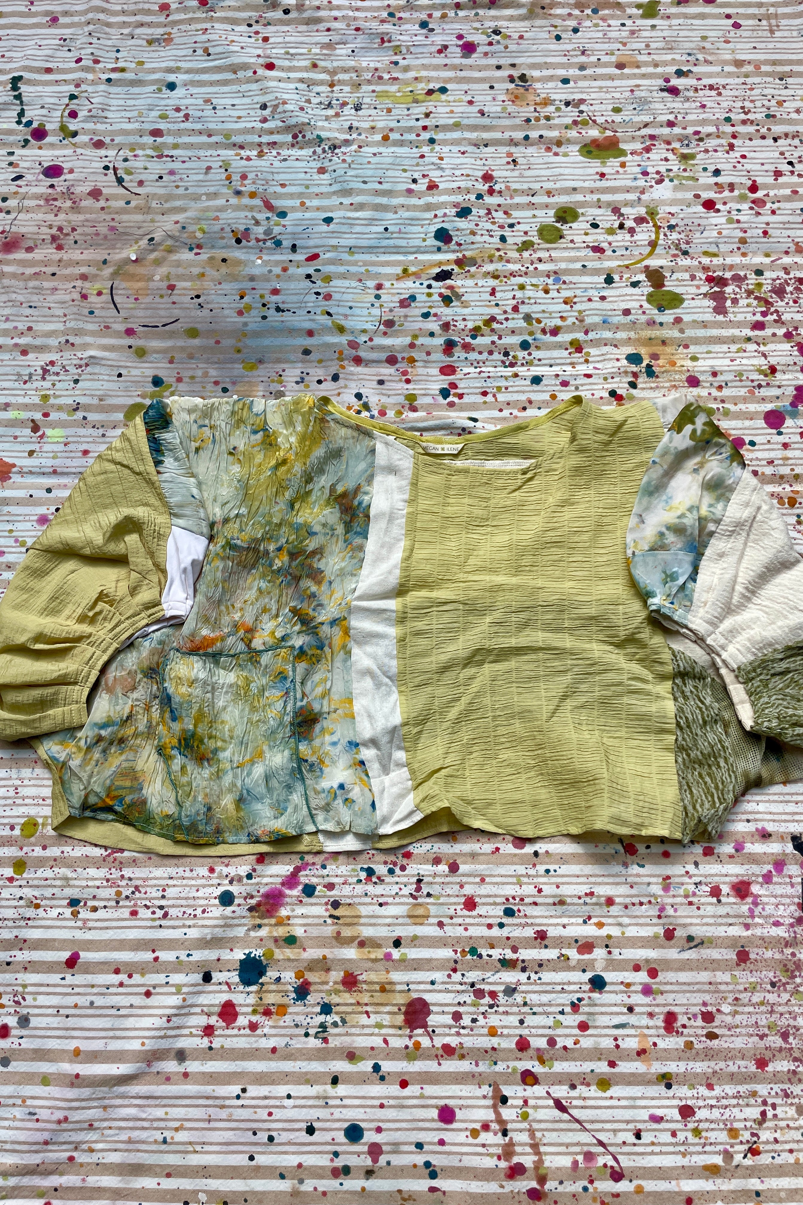 Hand-Pieced Zero-Waste Crinkle Crop