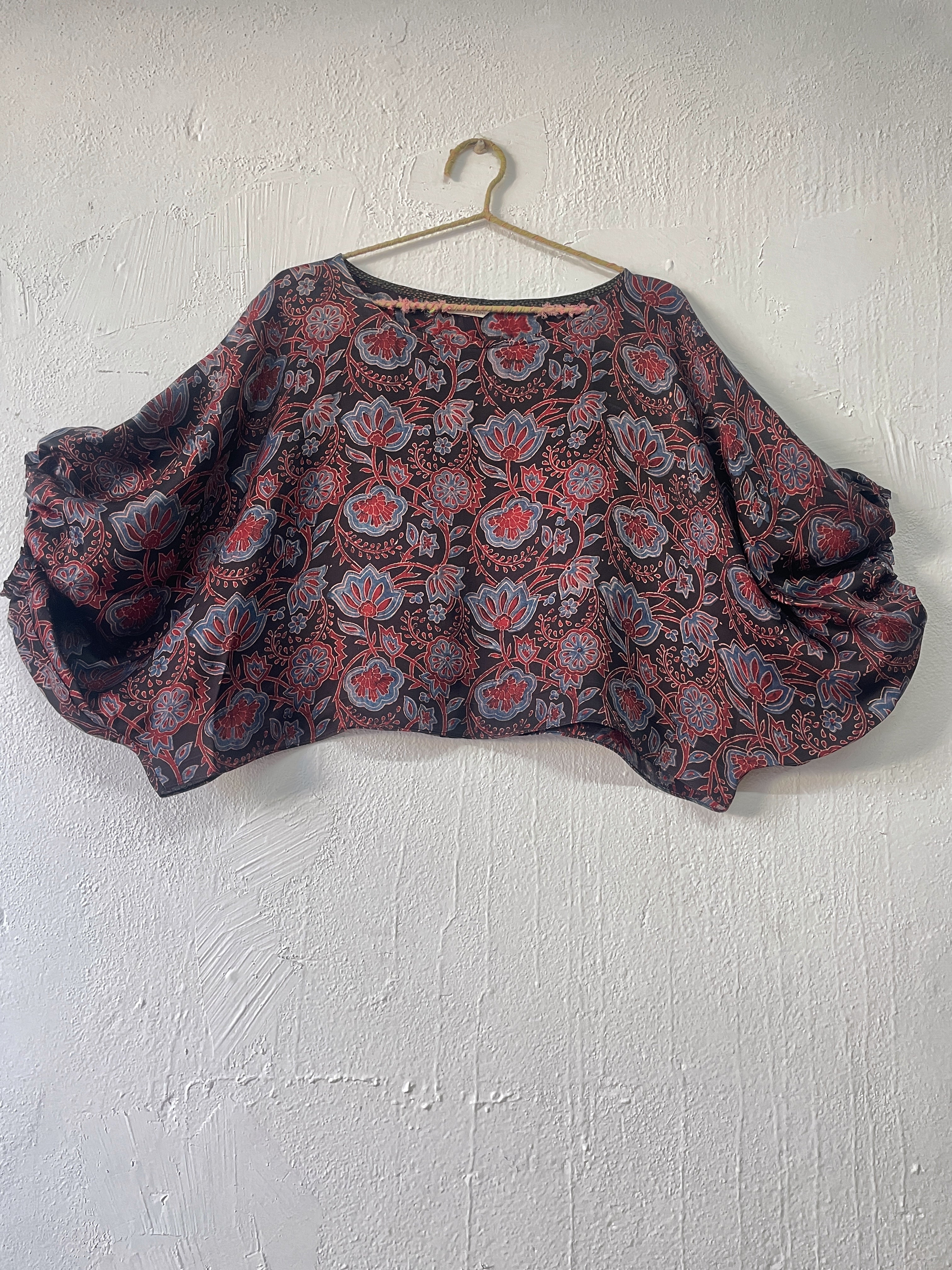 Crinkle Crop in Modal Silk