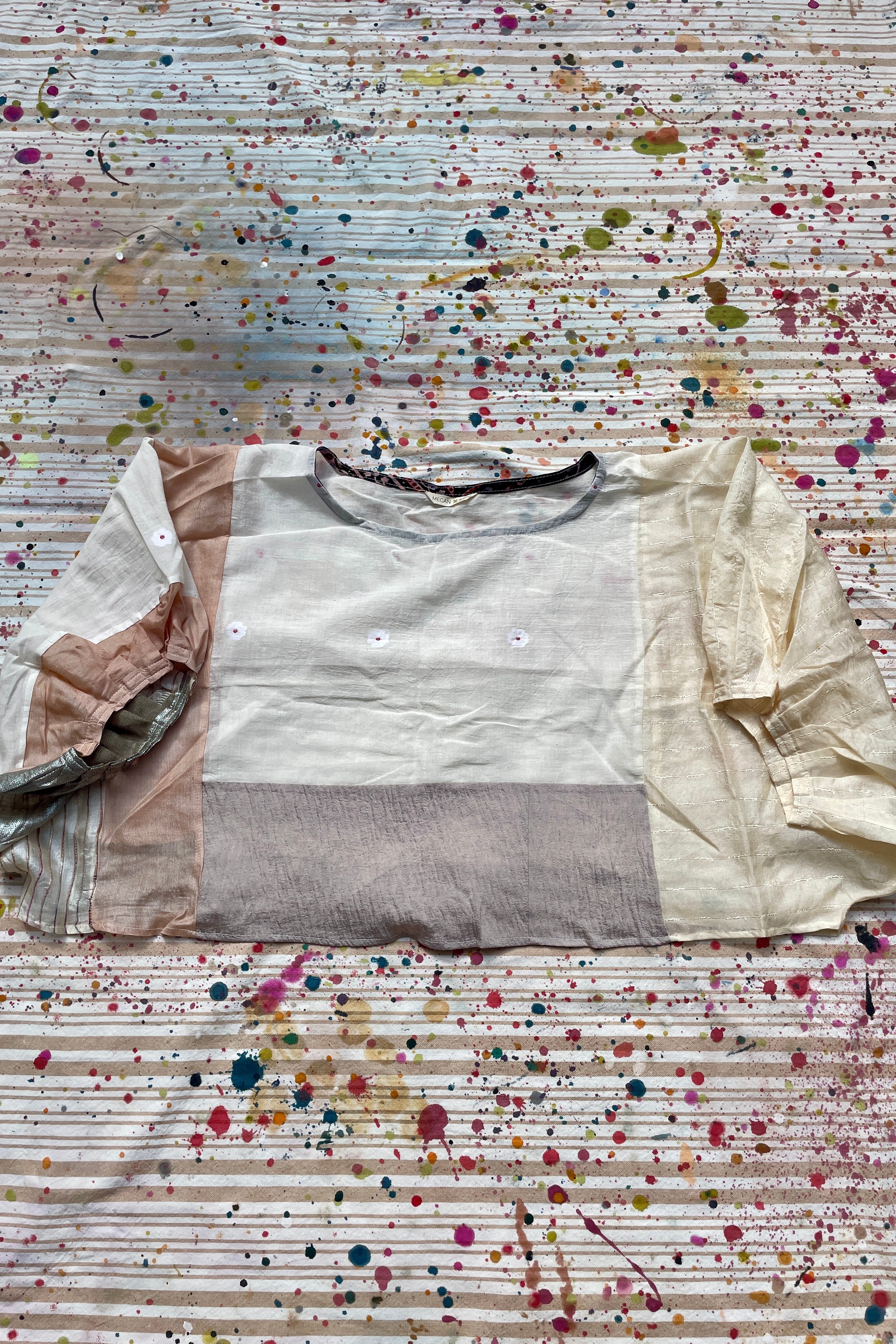 Hand-Pieced Zero-Waste Crinkle Crop