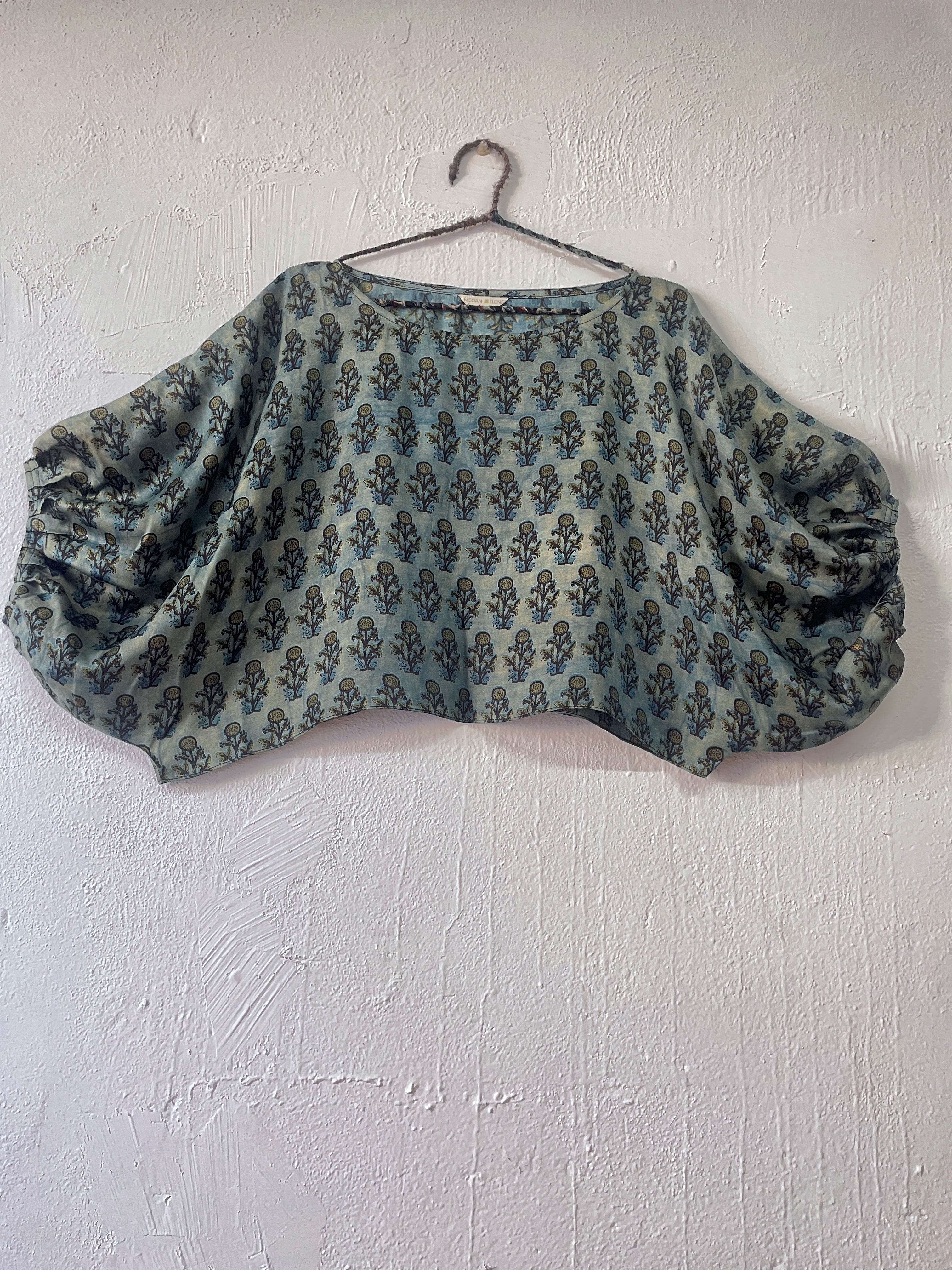 Crinkle Crop in Modal Silk