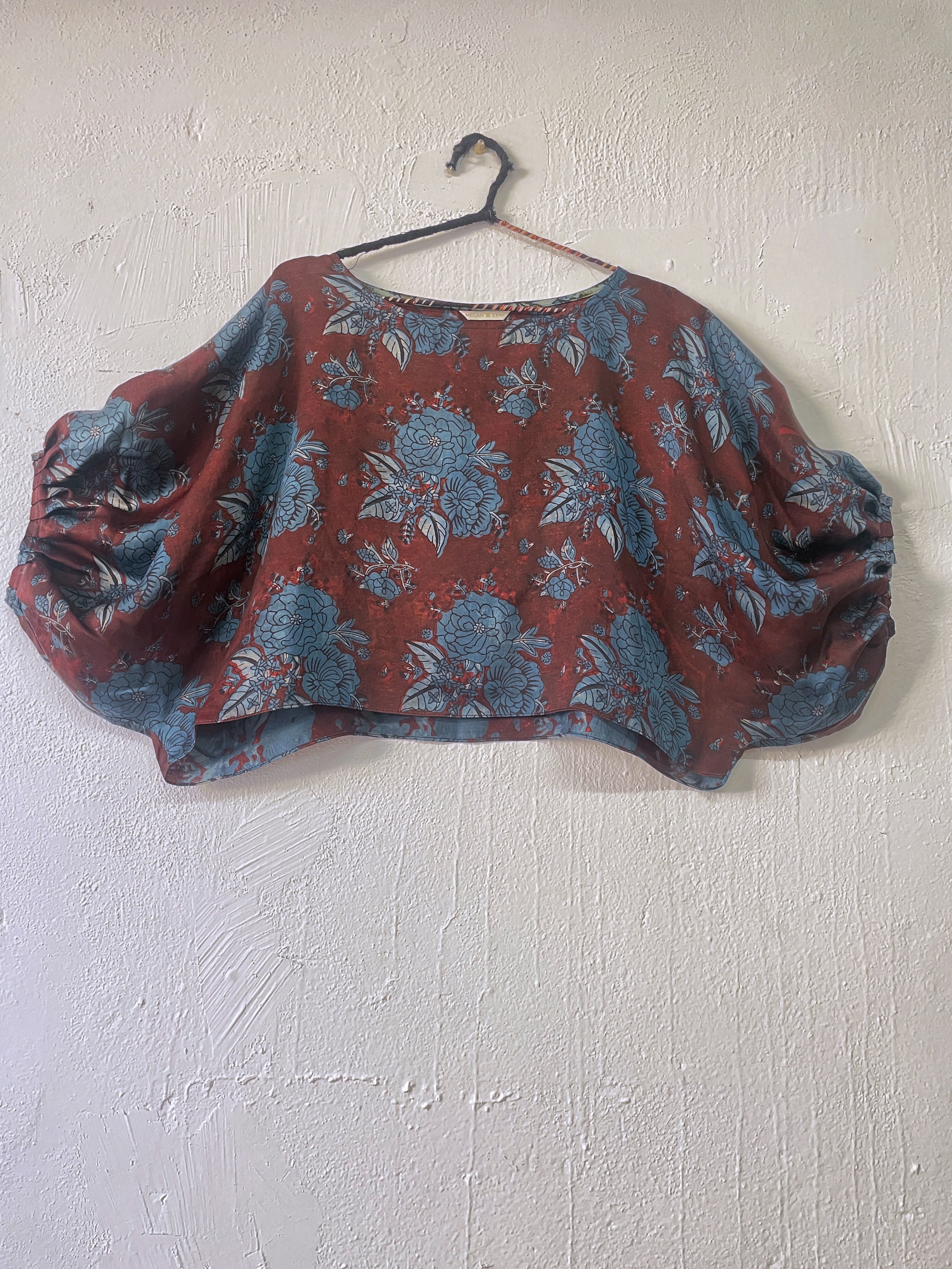 Crinkle Crop in Modal Silk