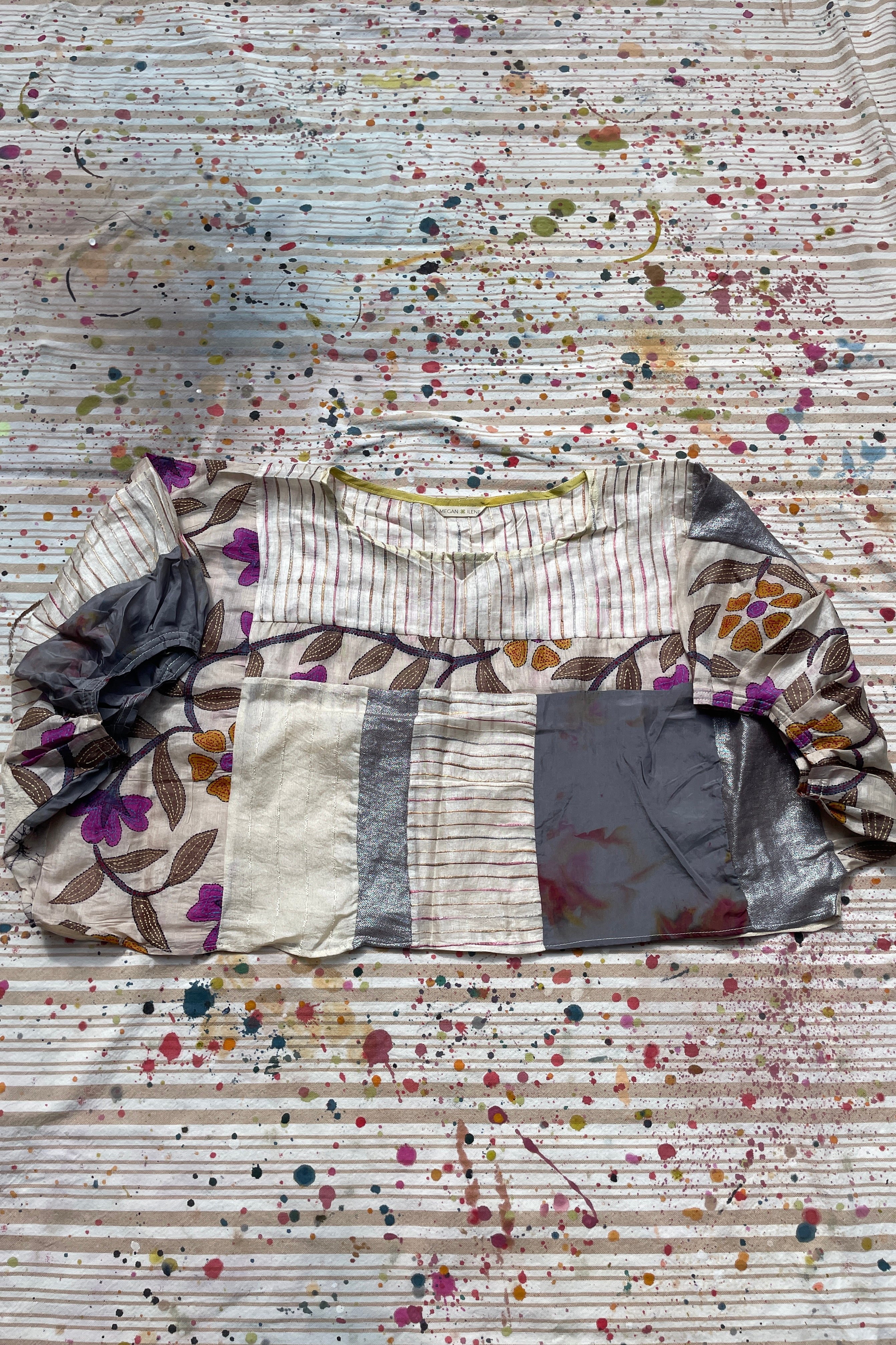 Hand-Pieced Zero-Waste Crinkle Crop