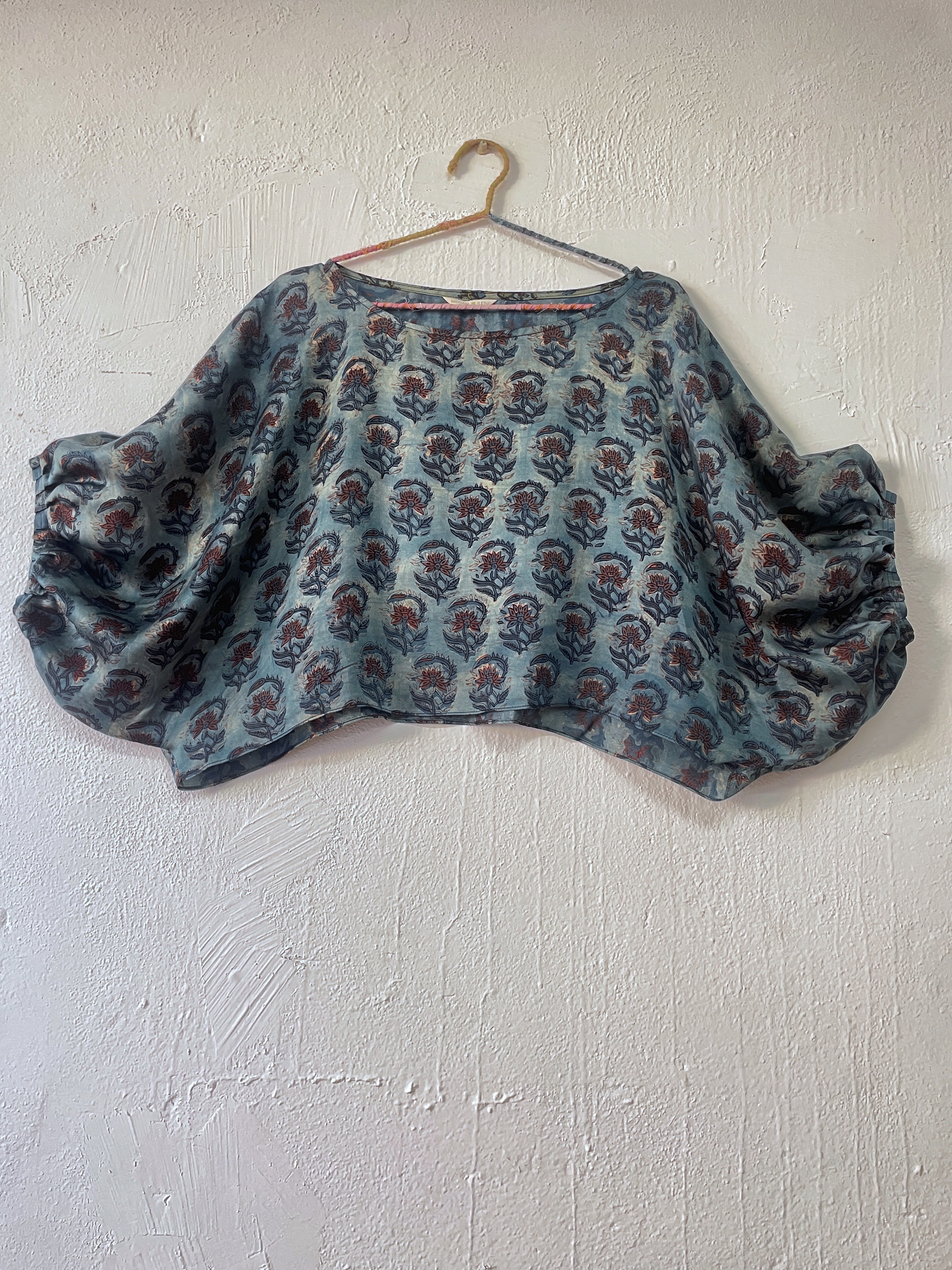 Crinkle Crop in Modal Silk