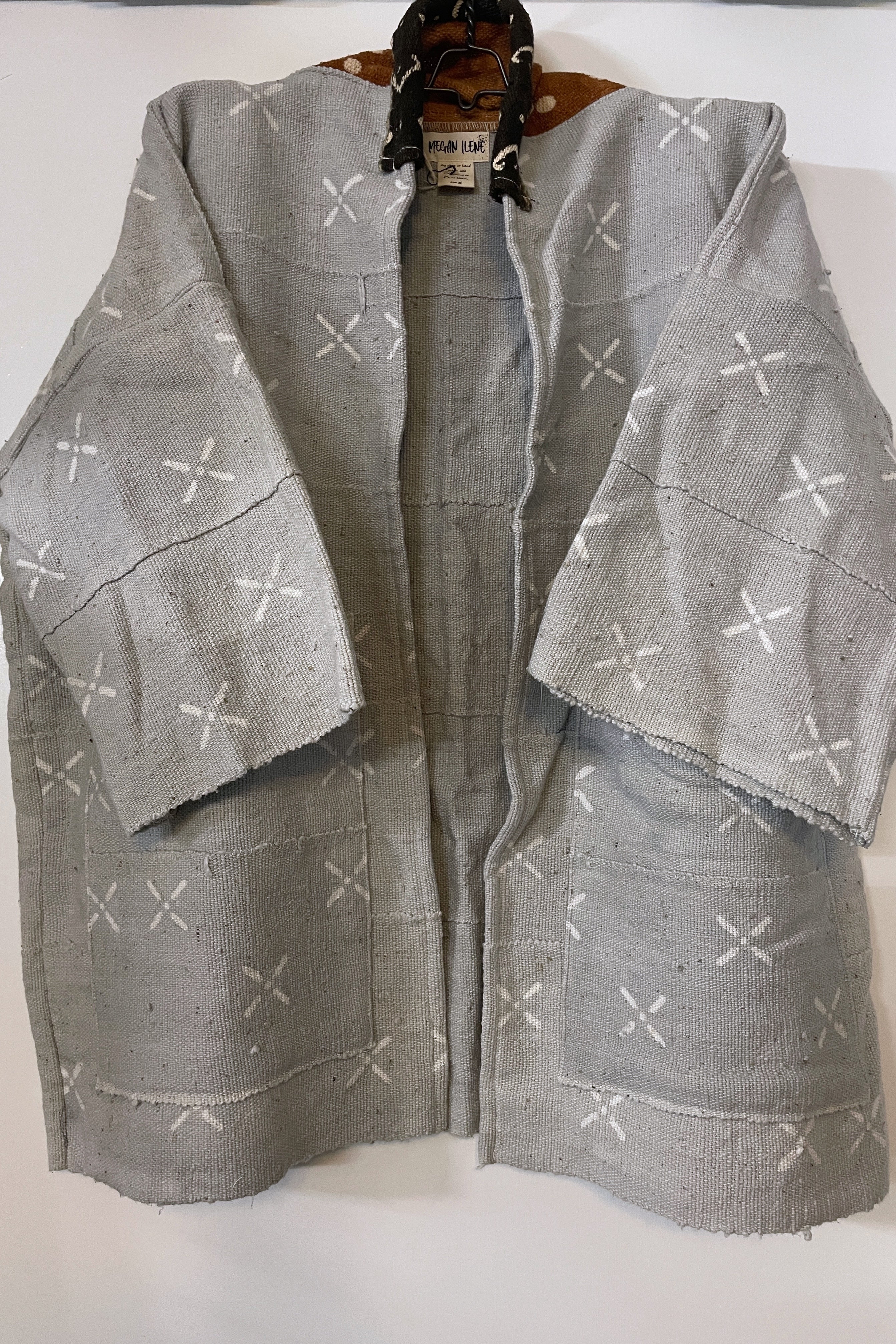 Bogolan Mud-Cloth Handwoven Organic Cotton Denim Harbor Jacket