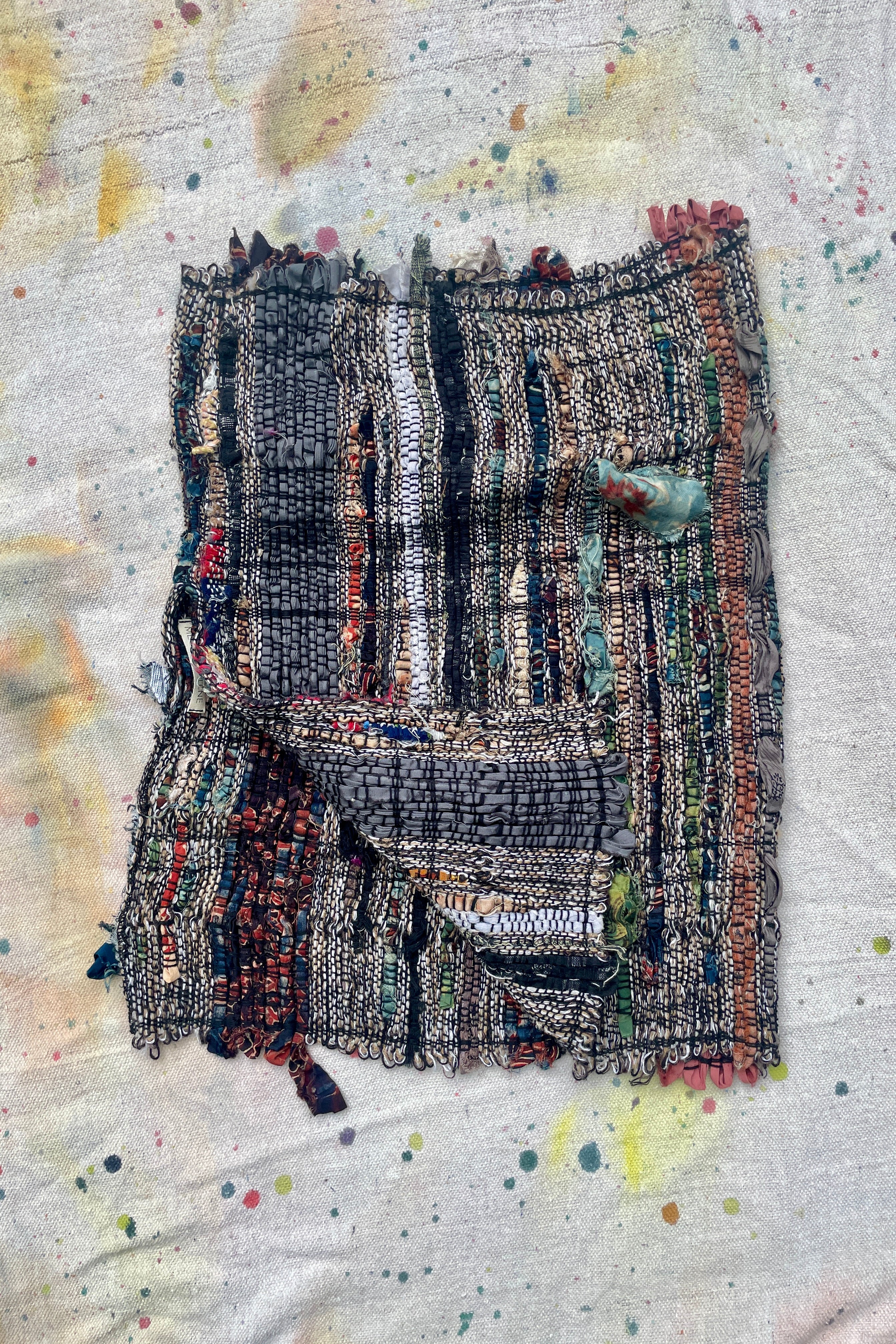 Studio-Woven Zero Waste Split Cowl