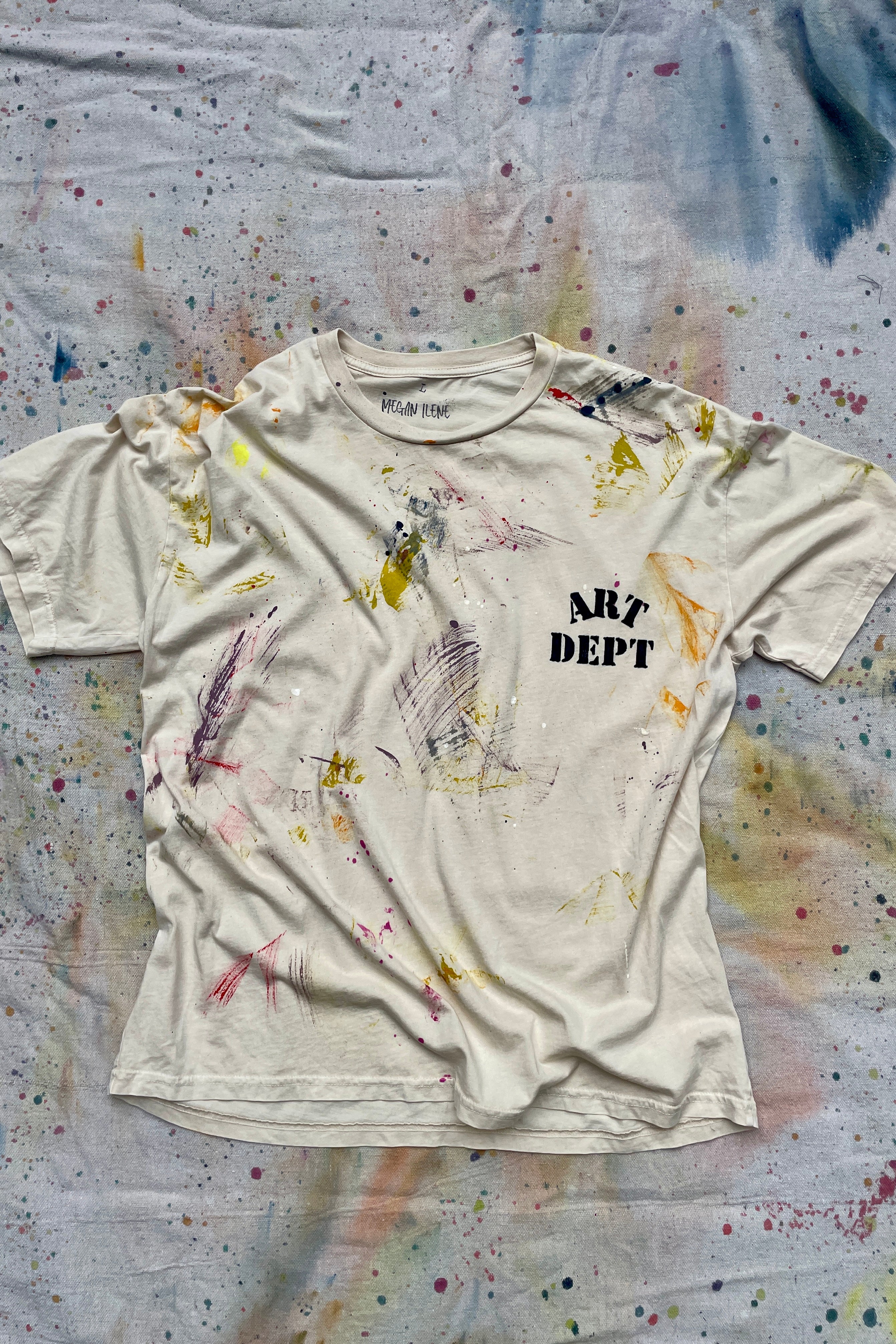 Backstage Splatter Mineral Tee