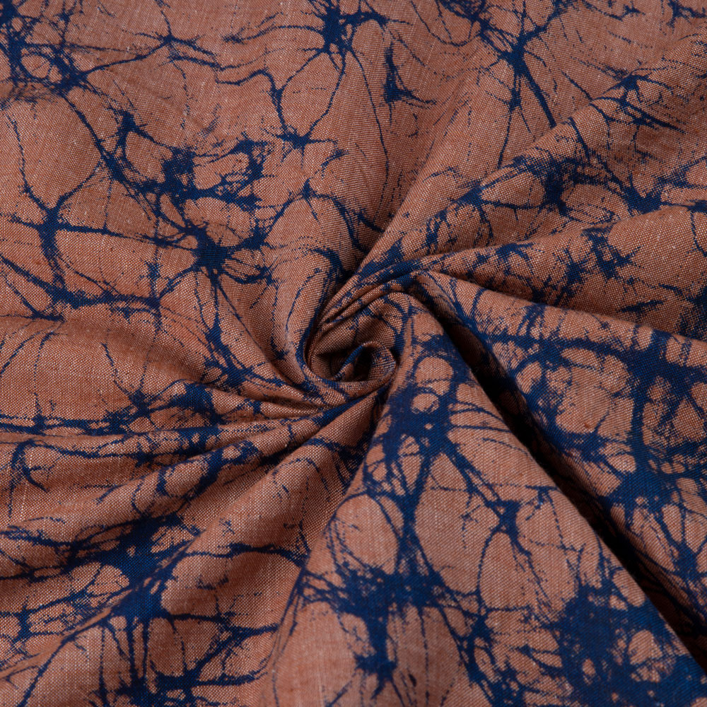 Handwoven Cotton Batik, Indigo