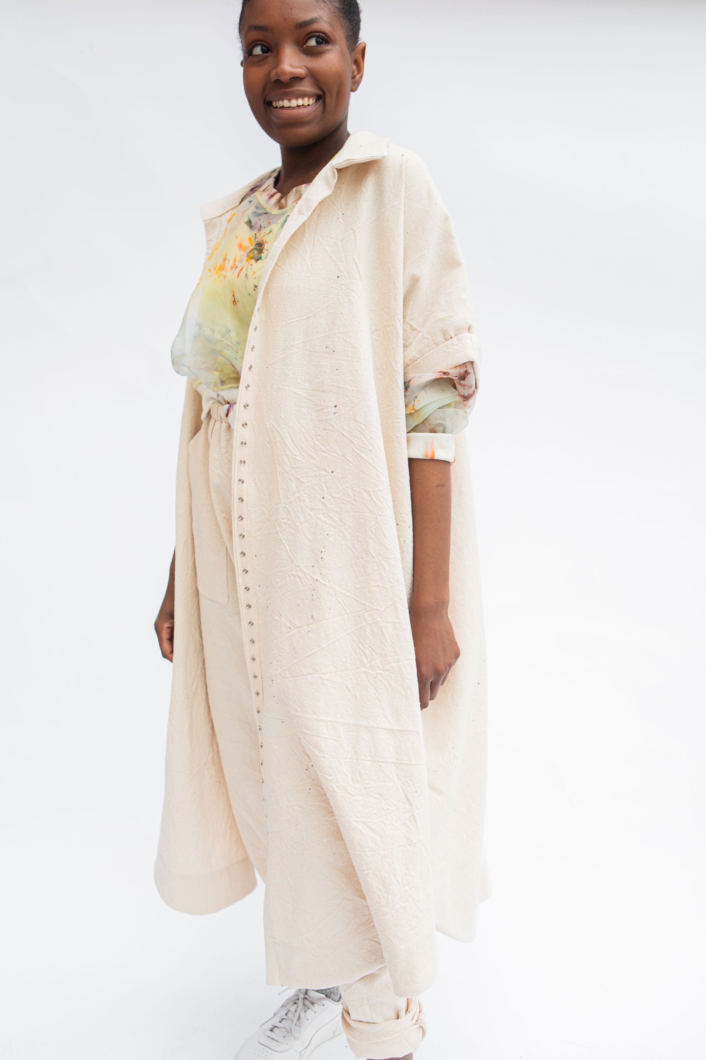 O'Keefe Duster Dress, Natural